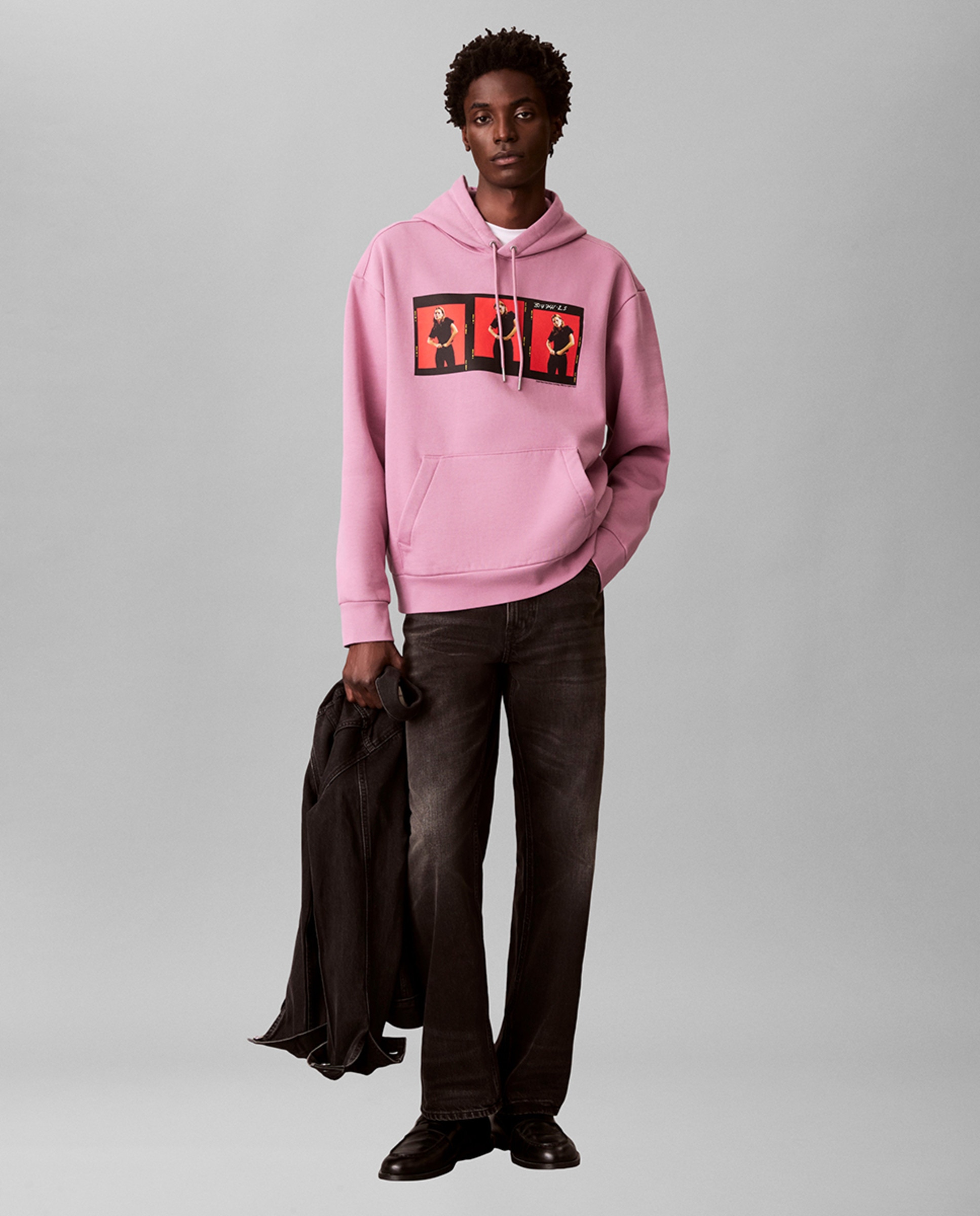 Sweatshirt com capuz Lilás-7