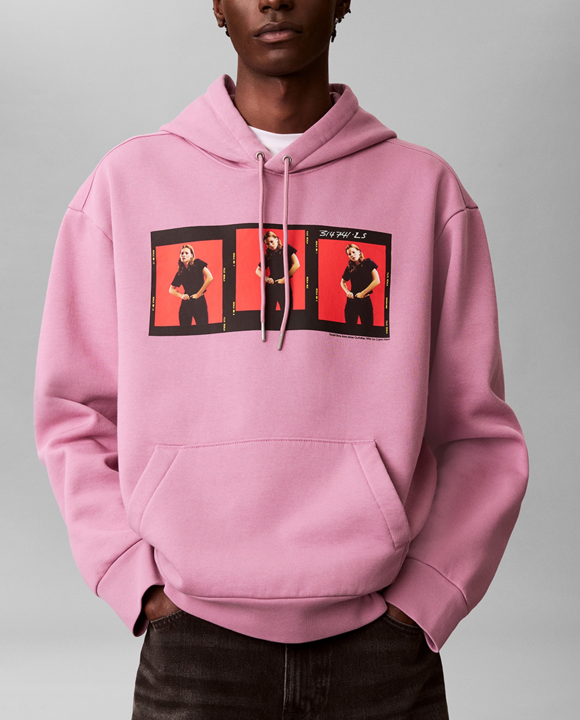 Sweatshirt com capuz Lilás-5