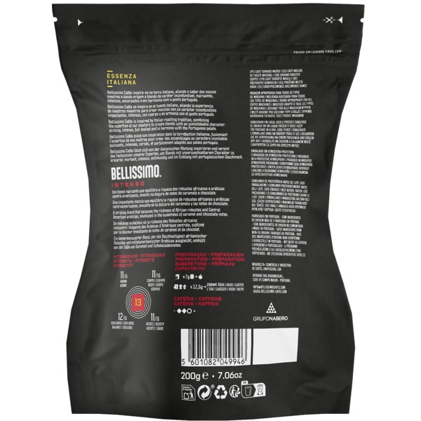 Café Torrado Moído Moagem Universal Aroma Intenso Intensidade 10 embalagem 200 g