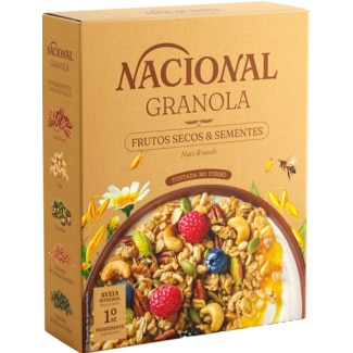 Granola de Frutos Secos embalagem 300 g - Nacional