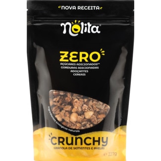 Granola Bio Crunchy sem Açúcar embalagem 227 g - Nolita
