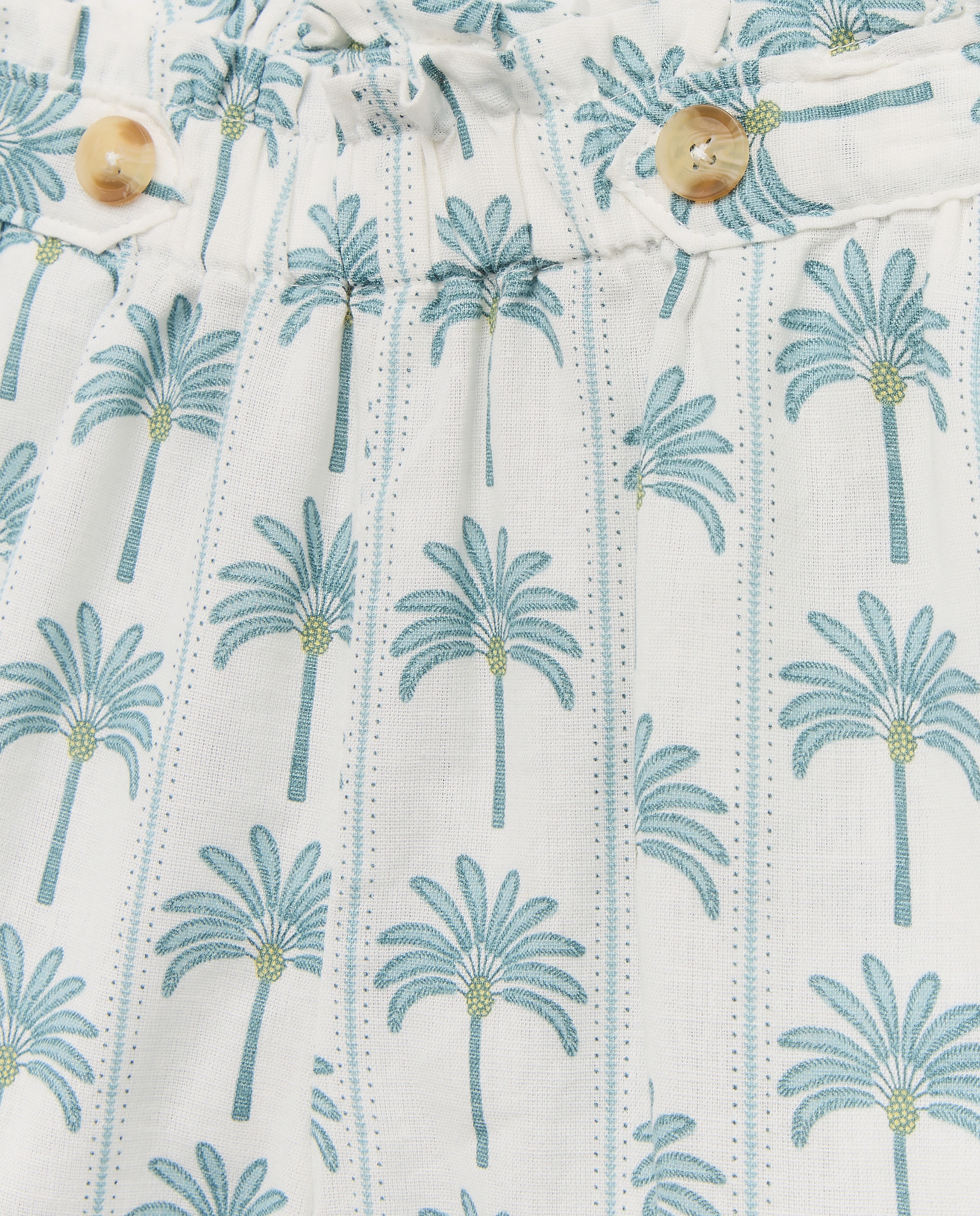 Short niña tipo bermuda set Blanco roto-3