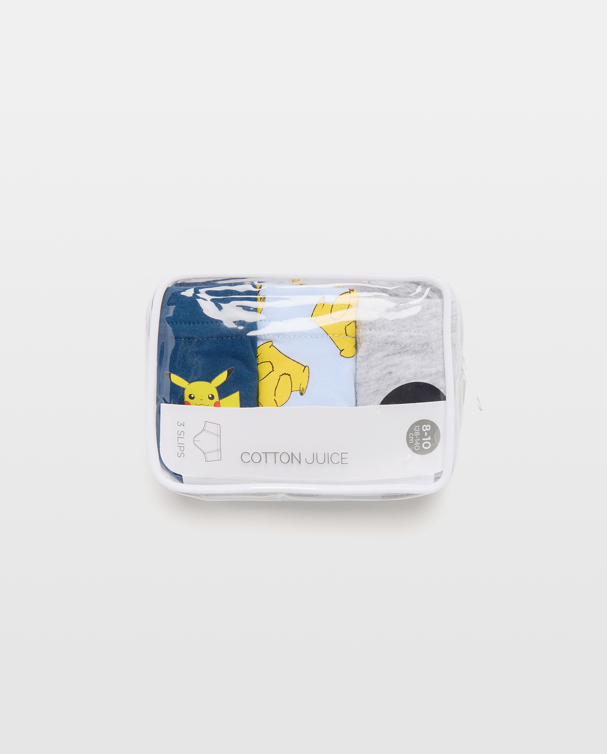 Pack de 3 Slips Pokémon Cotton Juice Multicolor-4