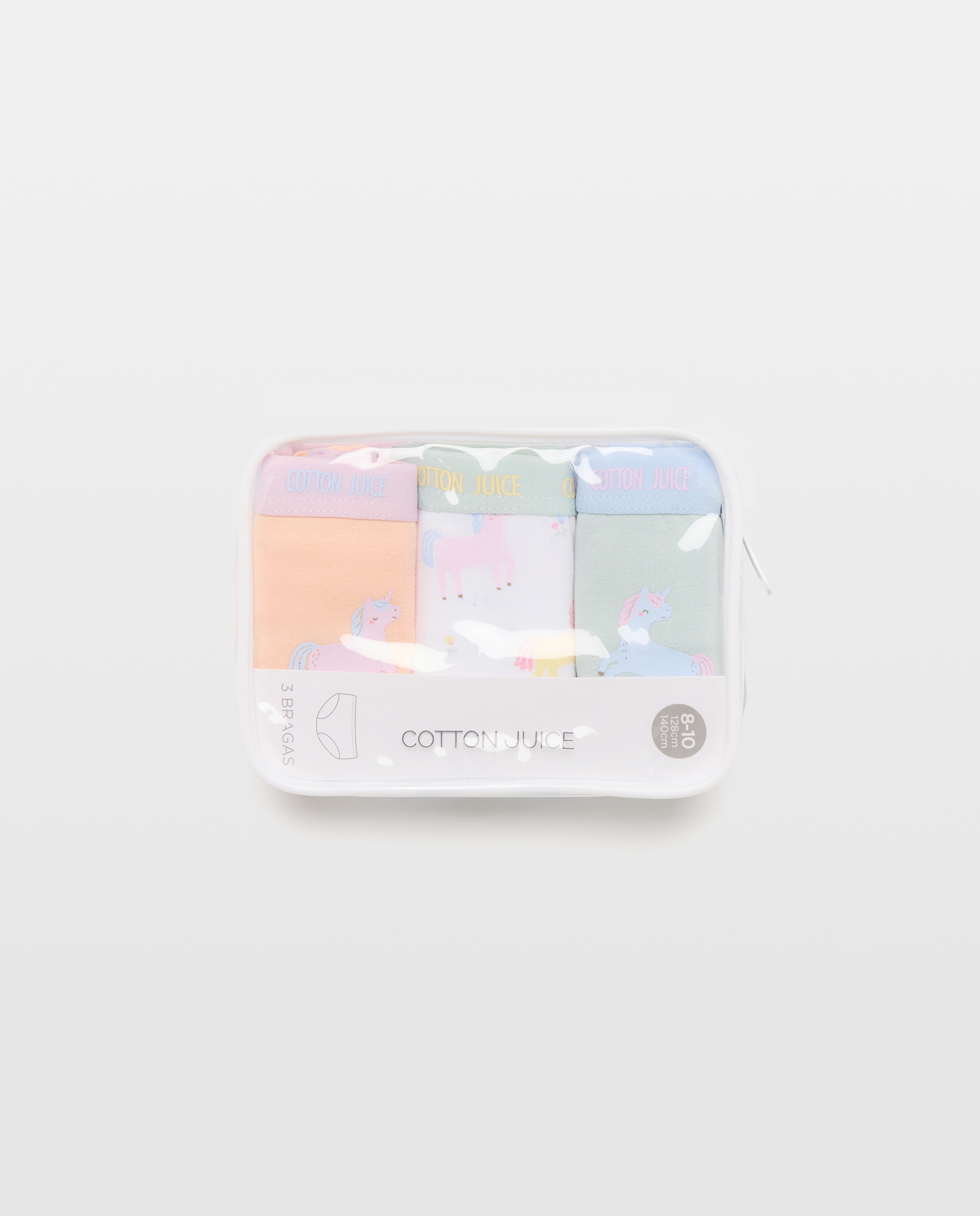 Pack de 3 Cuecas pela Anca com Estampado de Fantasia Cotton Juice Multicolor-4