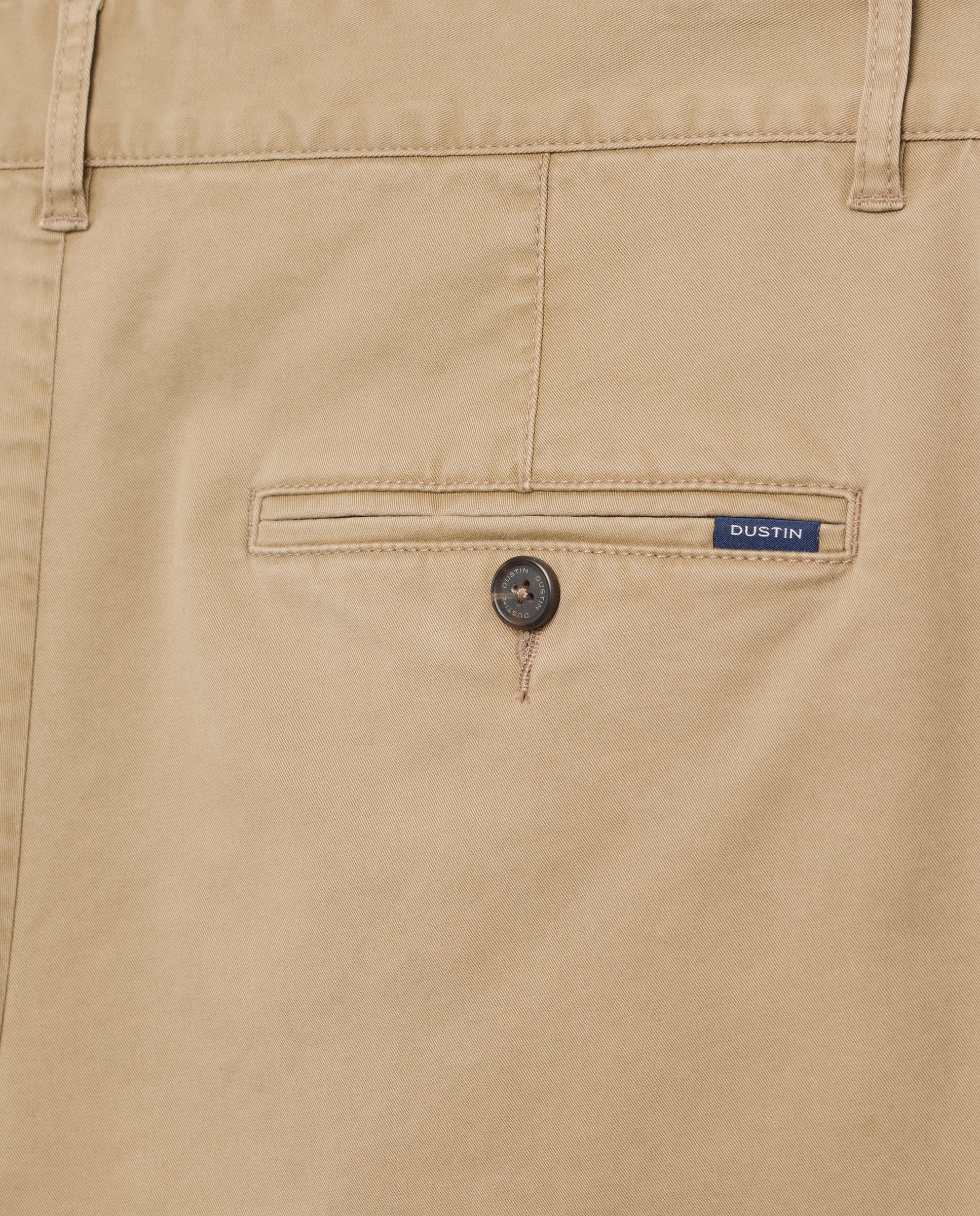 Calças Desportivas Básicas Slim de Algodão Stretch Camel-5