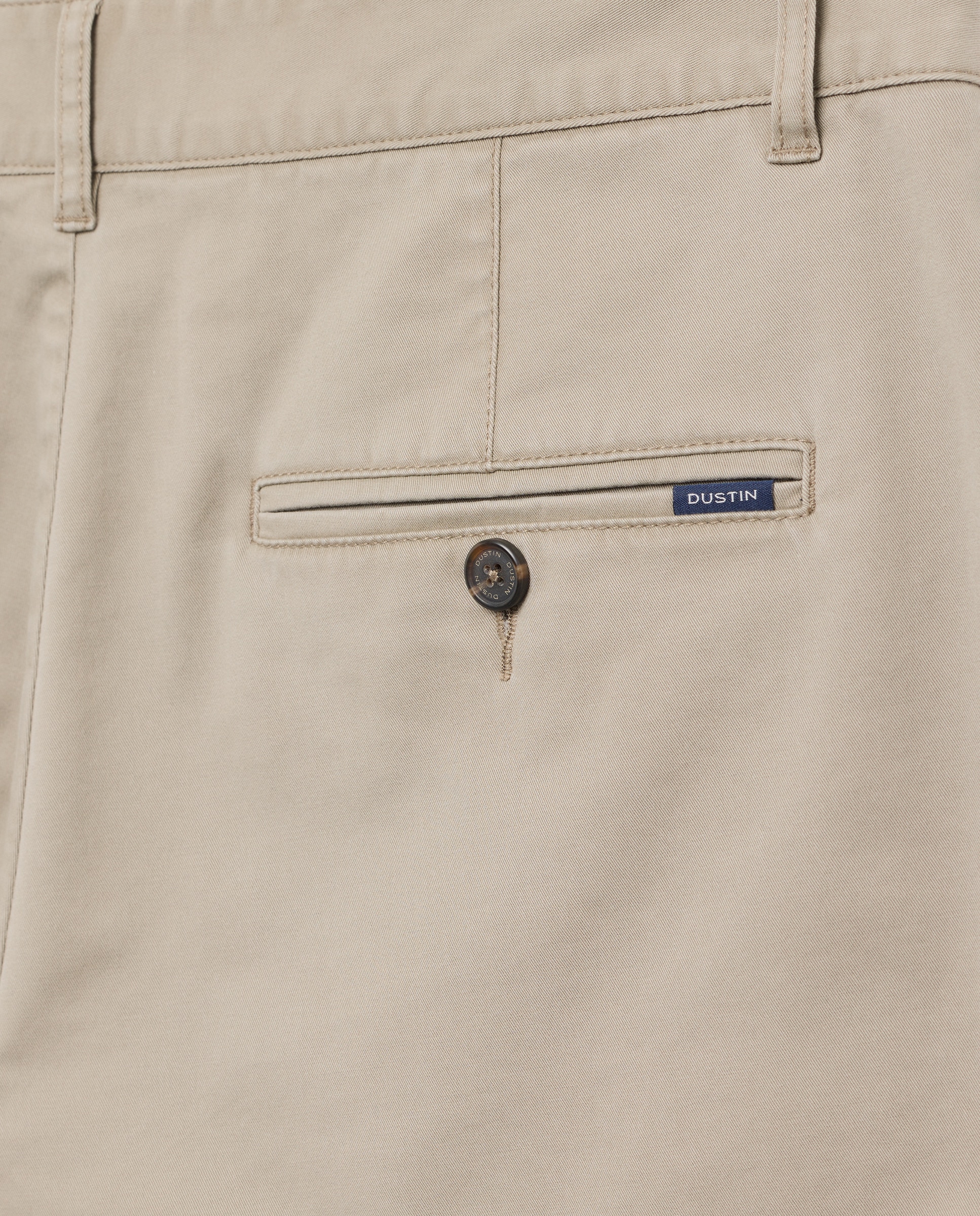 Calças Desportivas Regular em Algodão Elastómero Castanho-claro-5