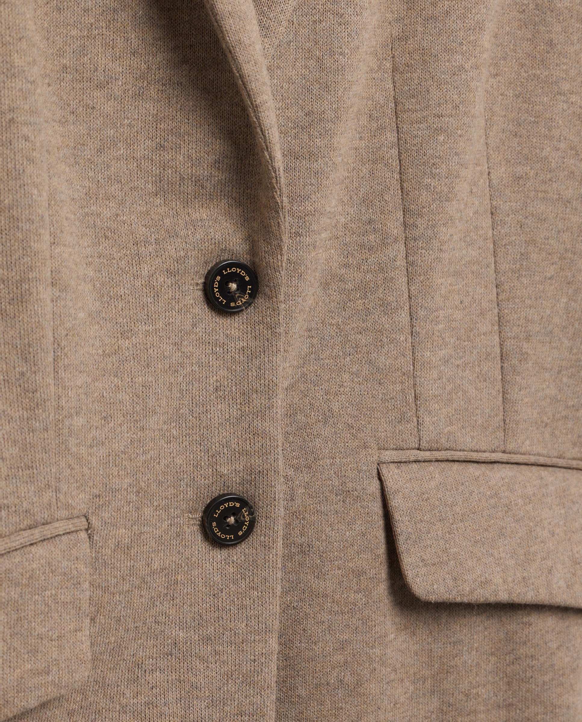 Casaco de Malha Cintado Vison Claro-6