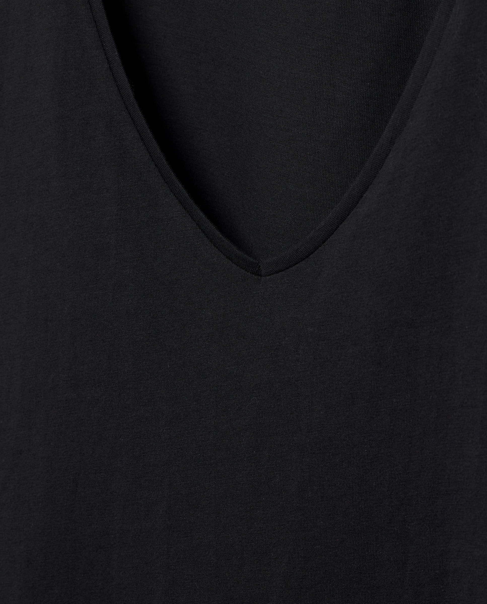Camiseta lisa de manga corta mujer - Couchel - Verde Pato Negro-6