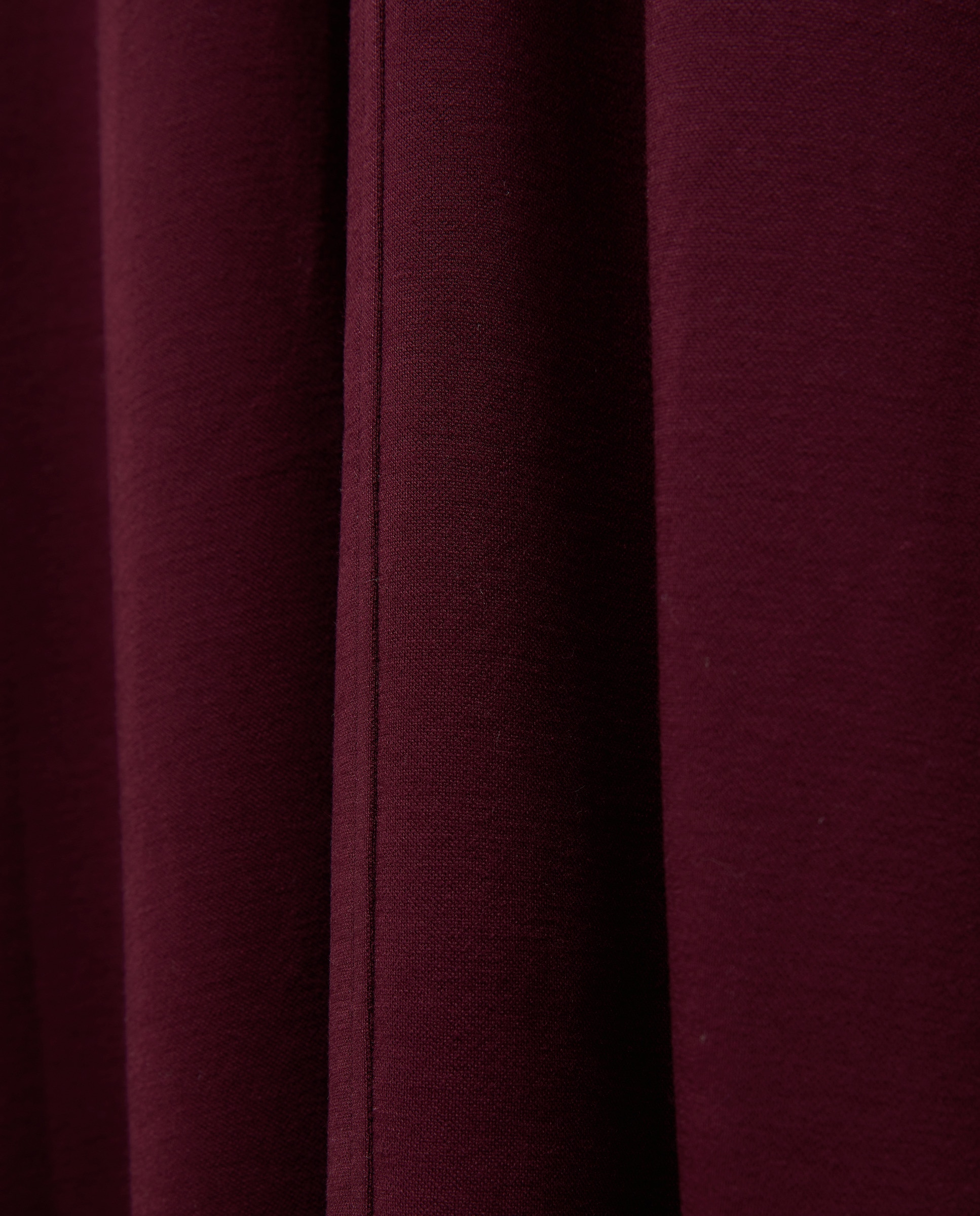 Vestido Midi sem Mangas Bordeaux-5