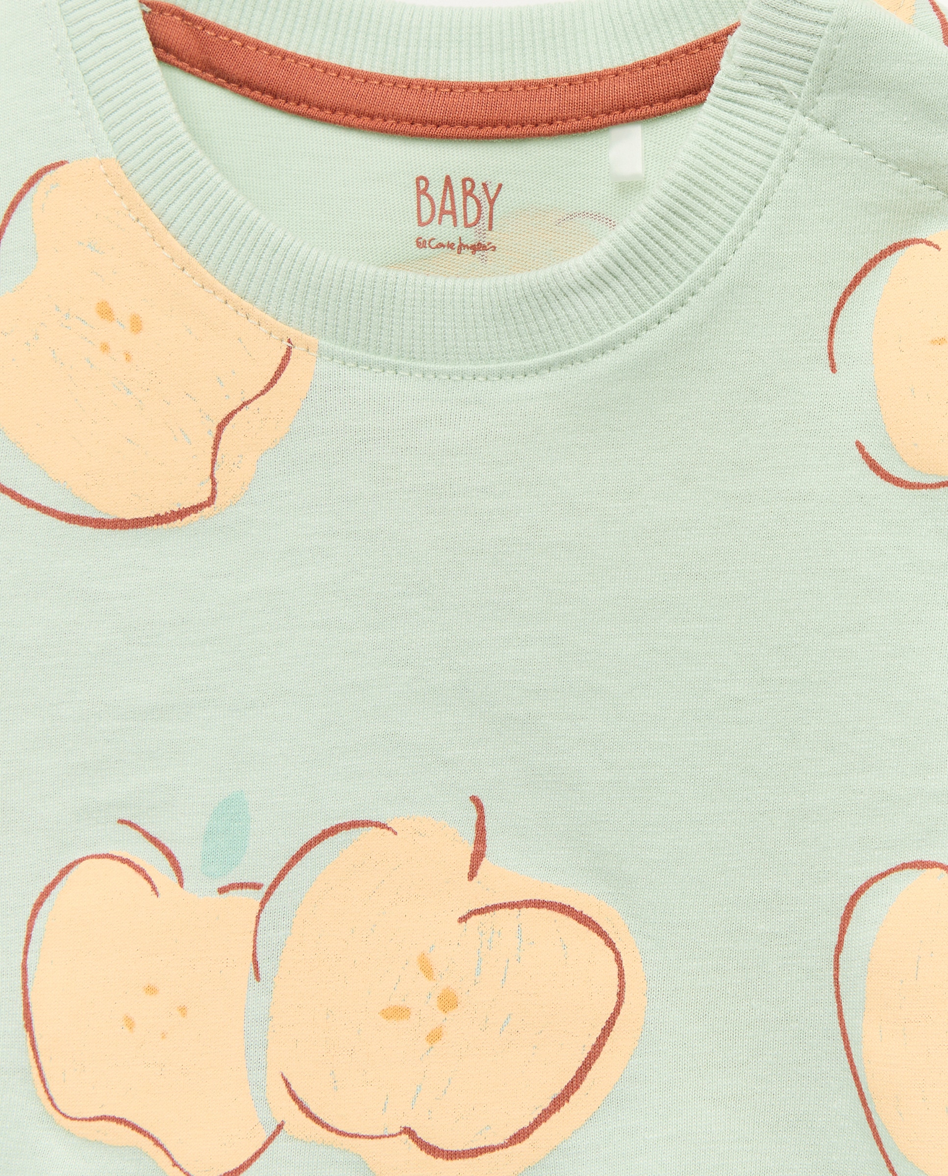 T-shirt Estampada de Bebé com Manga Curta Baby El Corte Inglés Verde-3