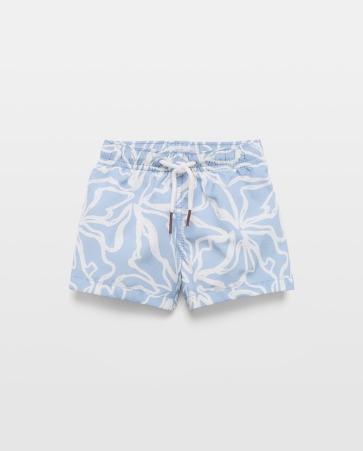 Imagen 0 de Bañador bermuda de bebé flor abstracta