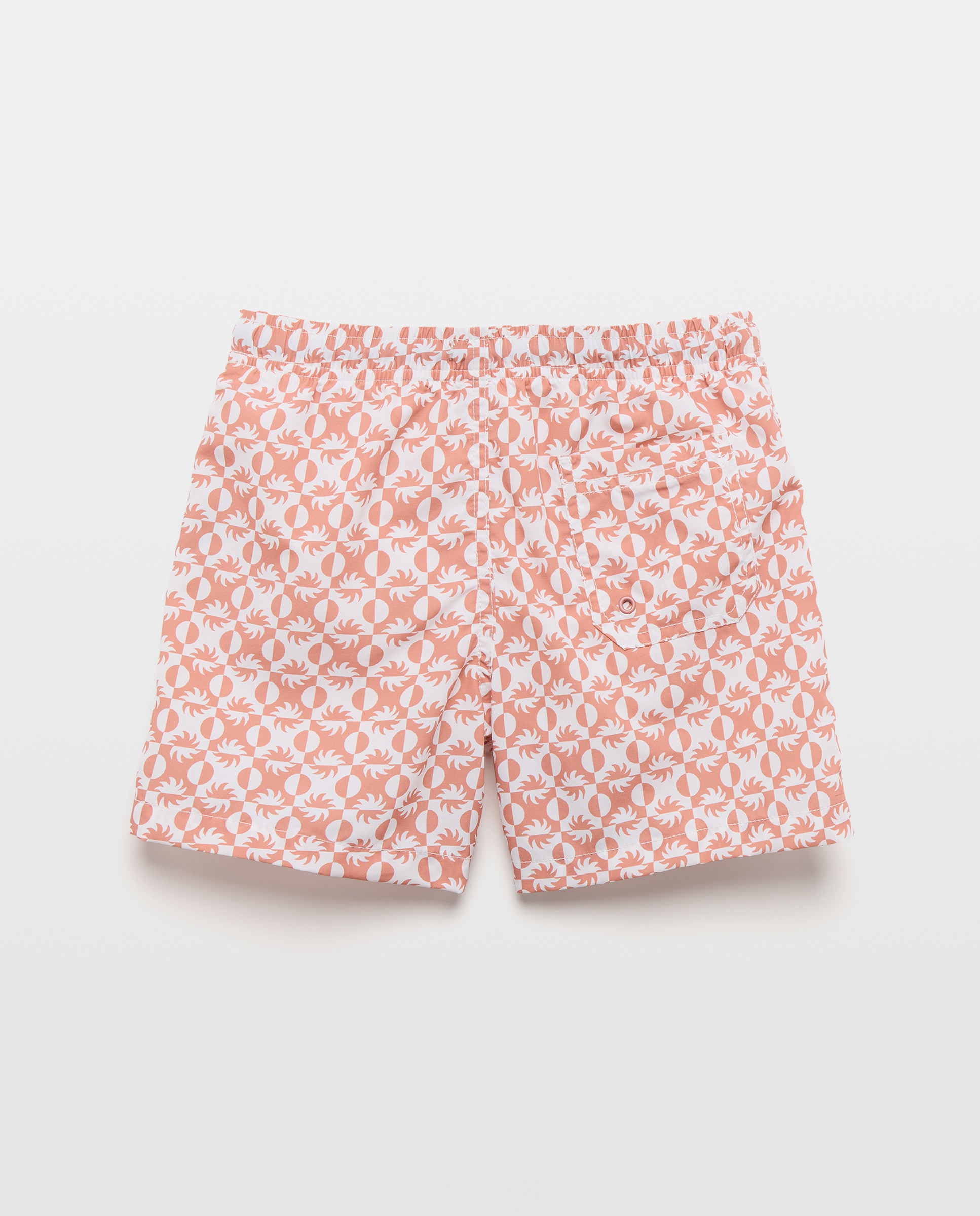 Bañador bermuda de niño viñeta 660 Naranja-2