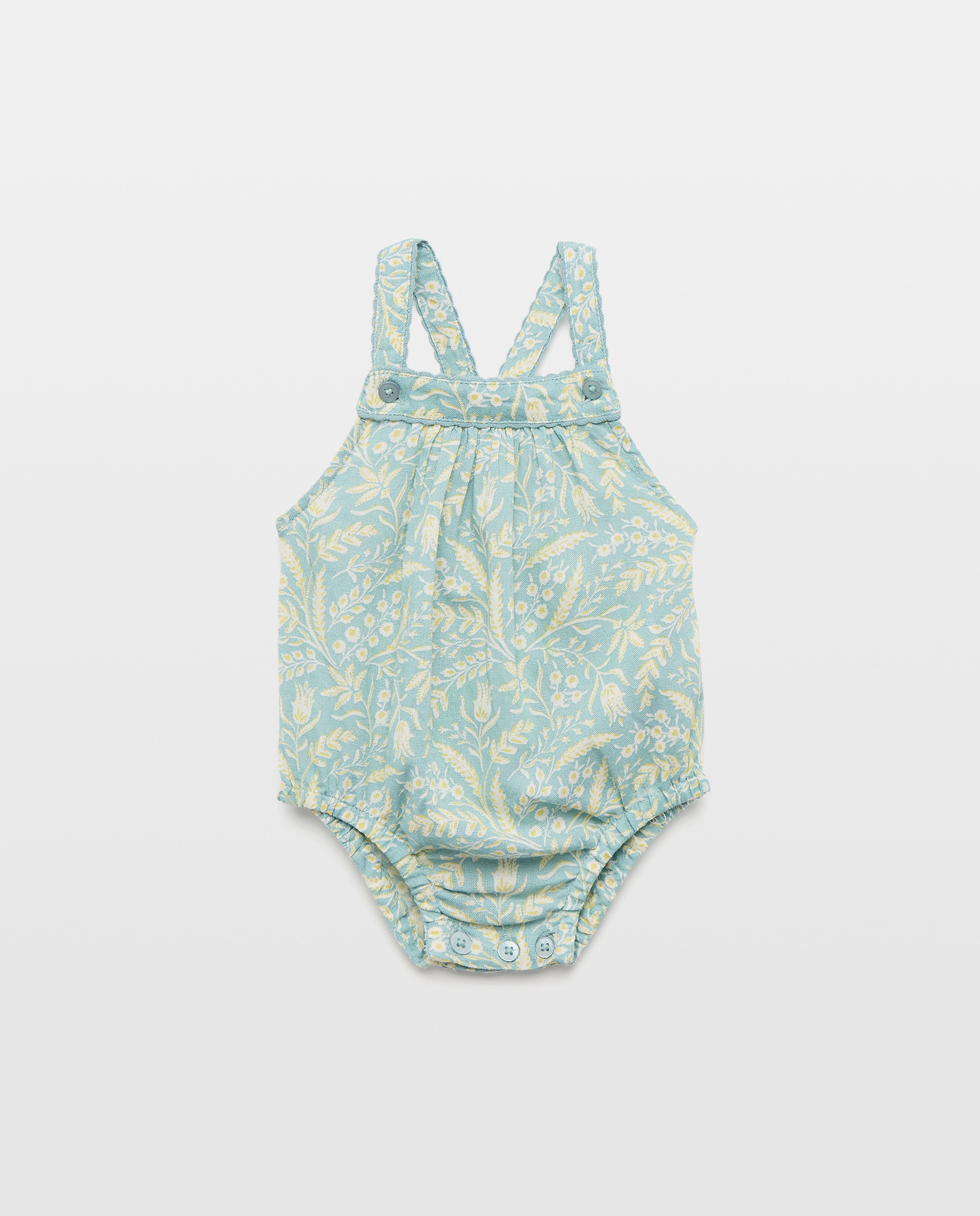 Imagen 0 de Ranita de recién nacido tirantes flores