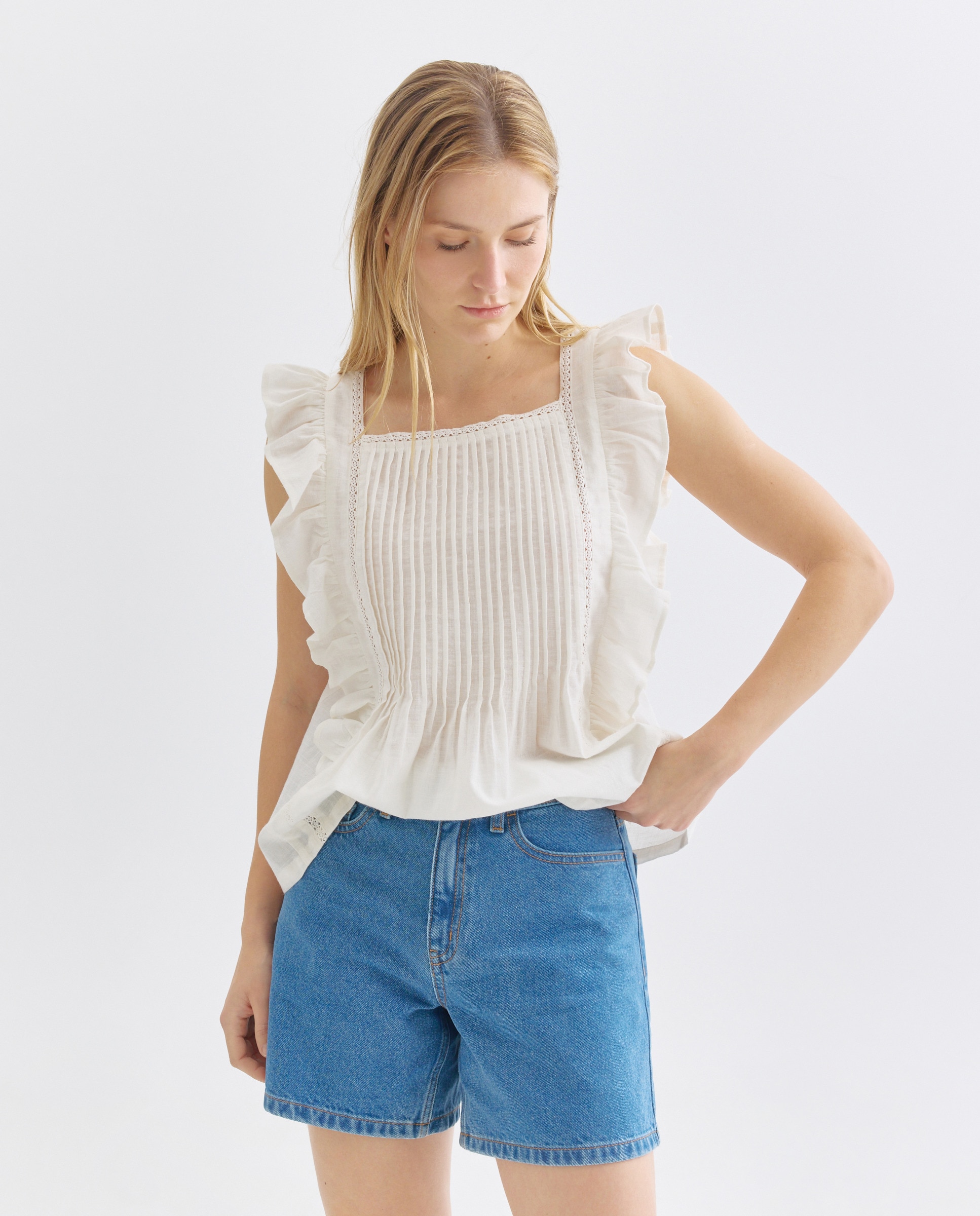 Imagen 0 de Blusa de mujer romántica