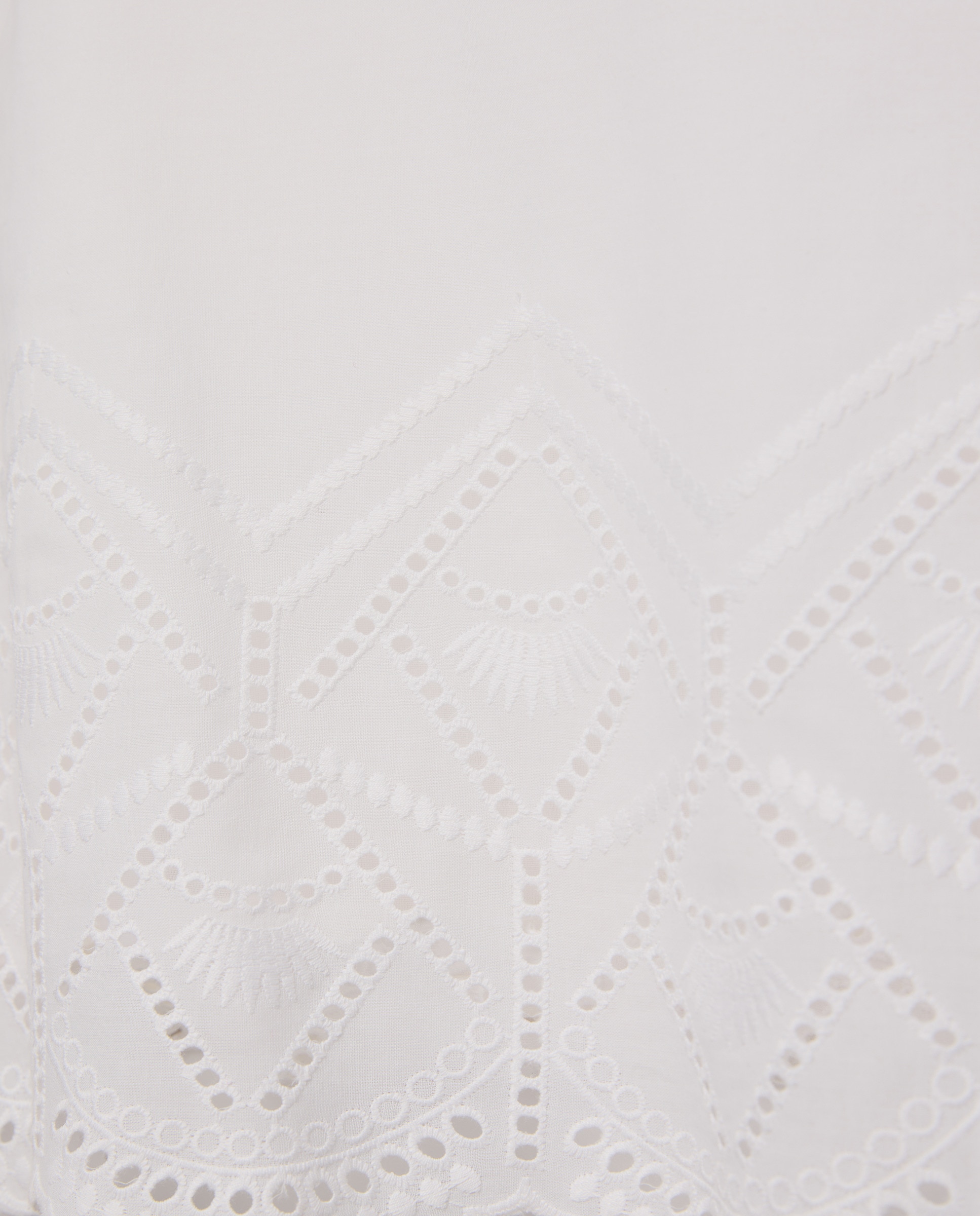 Blusa de mujer bordada total look Blanco-5