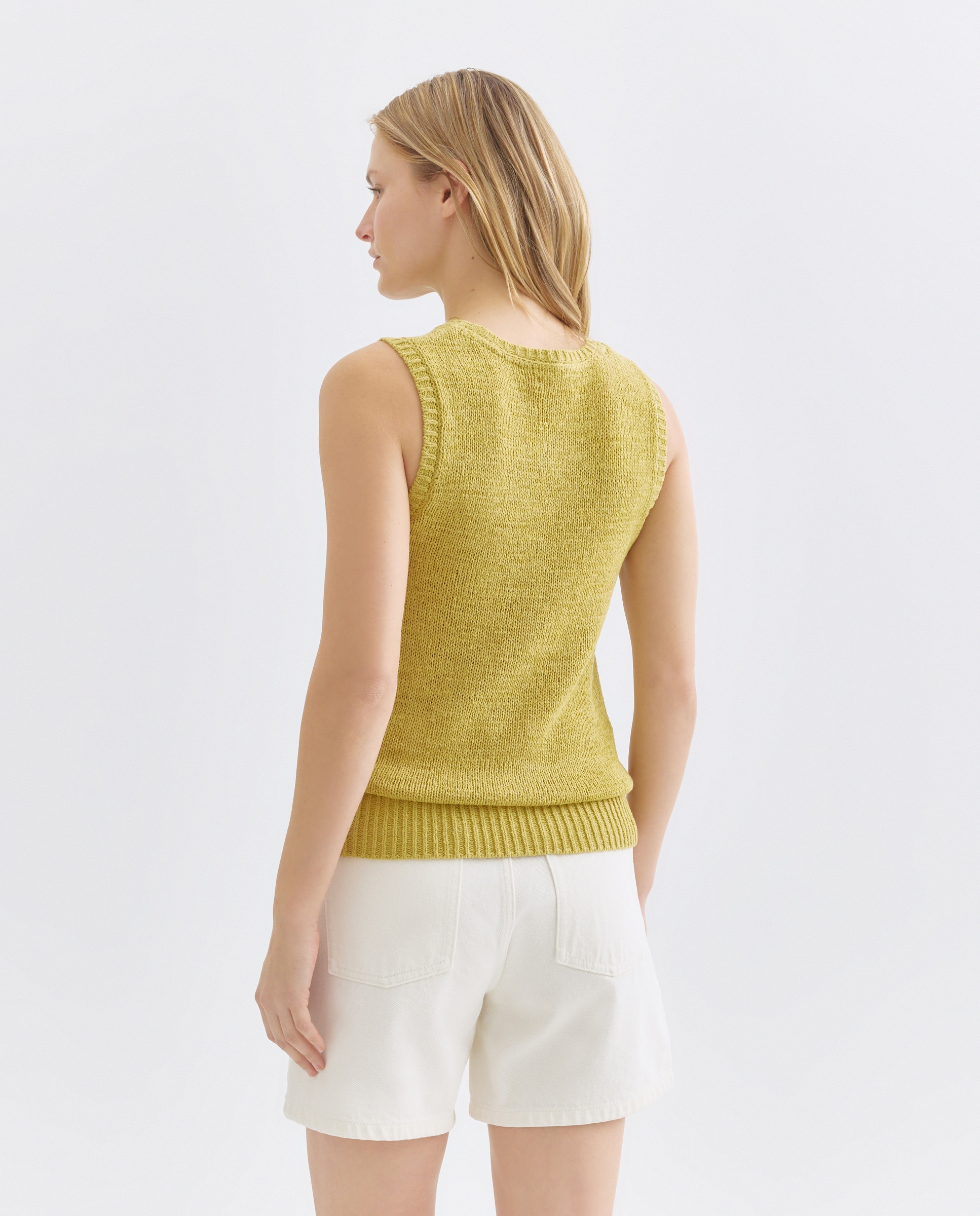 Top de mujer de punto 560 Oliva-3