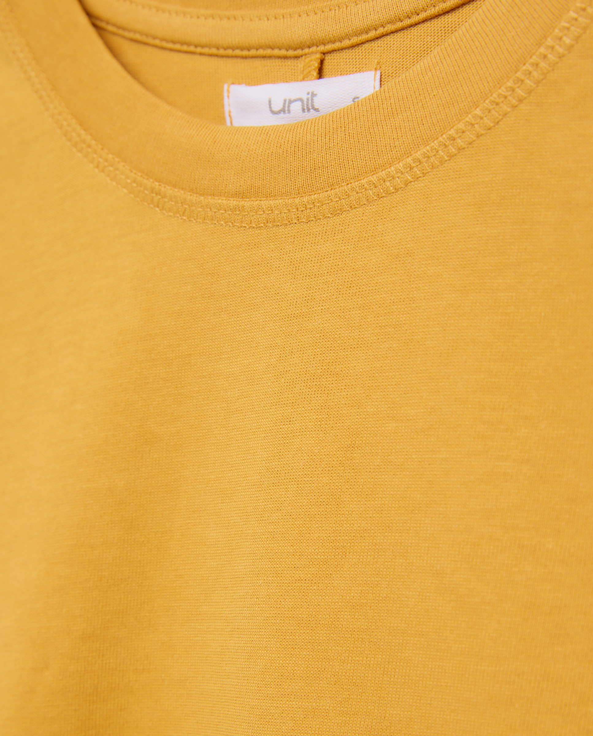 Camiseta sin mangas de mujer con solapa en hombro Amarillo-5