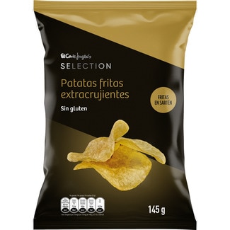patatas fritas extracrujientes fritas en sartén sin gluten bolsa 145 g - El Corte Ingles Selection