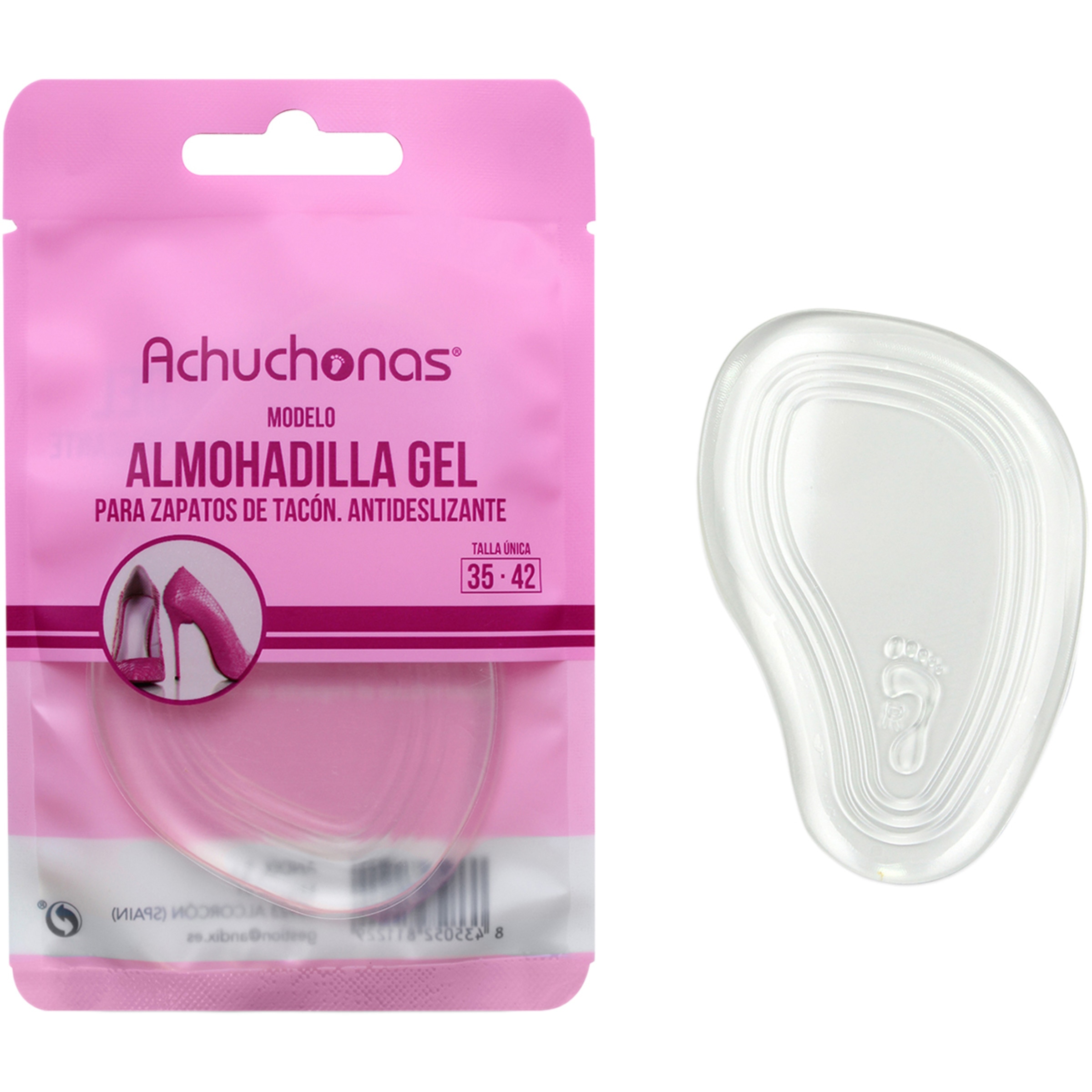almohadilla gel antideslizante talla única 35-42 bolsa 1 unidad