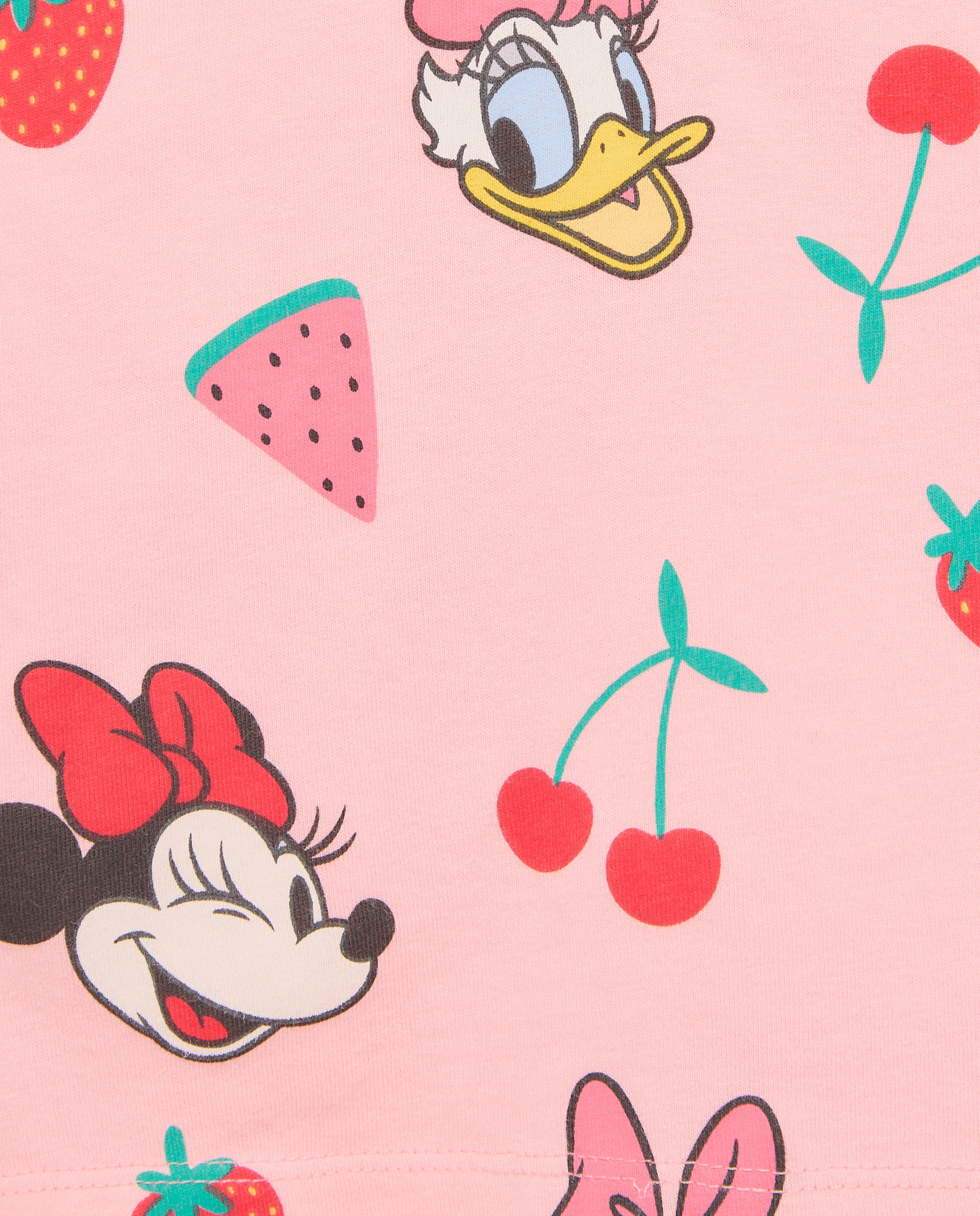 T-shirt de Manga Curta Minnie de Bebé Baby El Corte Inglés Rosa-3