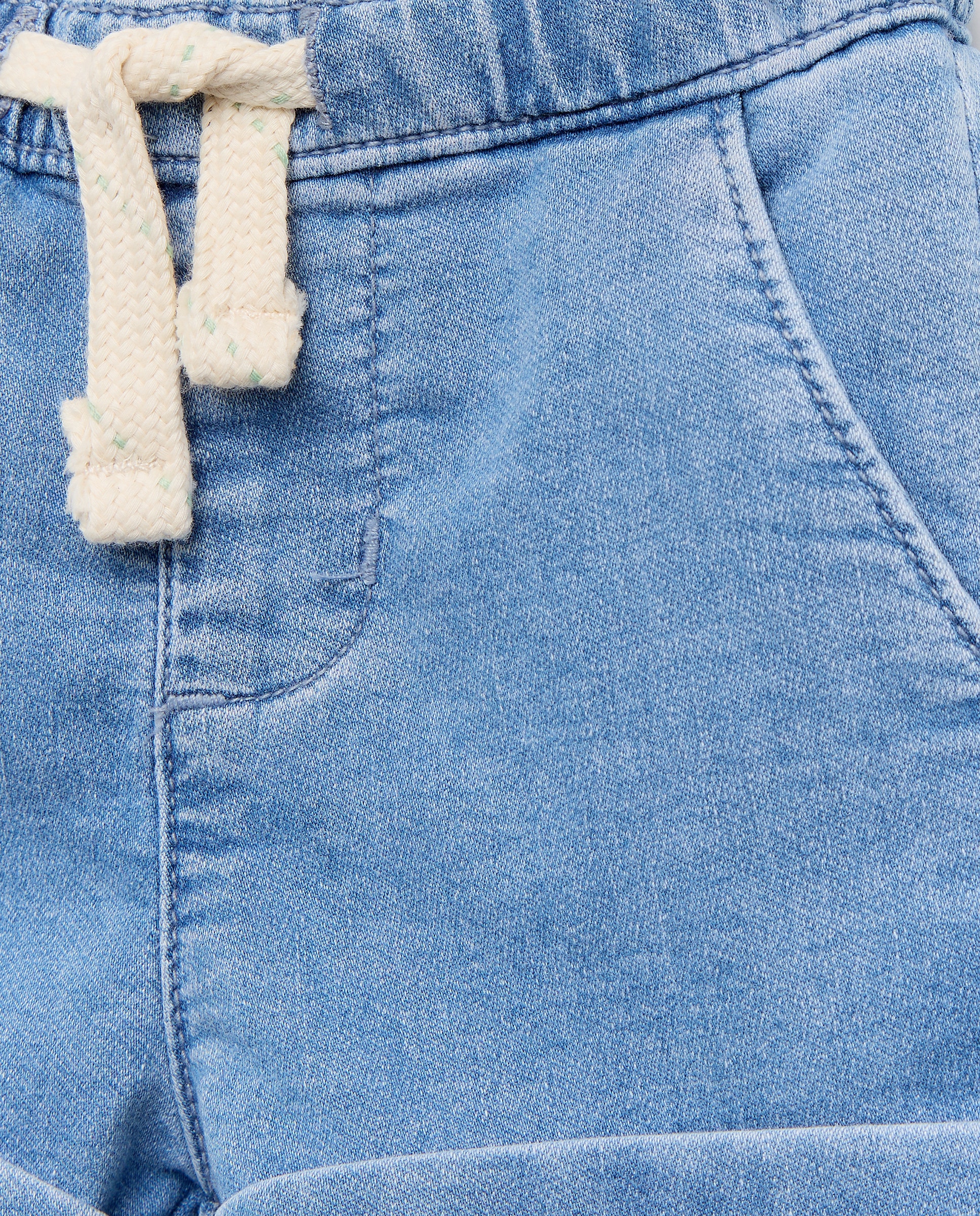Bermudas de Felpa Plana de Bebé Baby El Corte Inglés 400 Azul-3