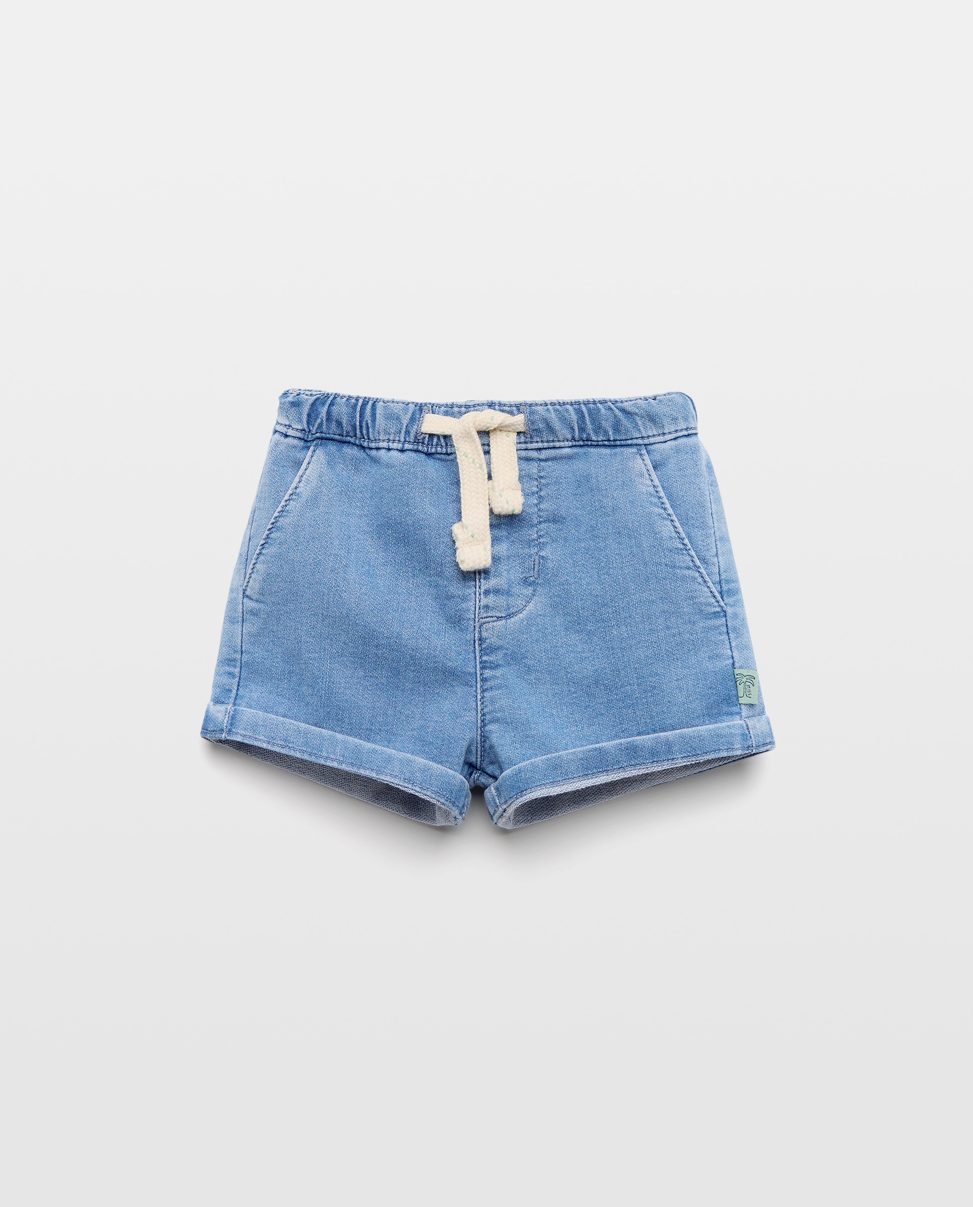Imagem 0 de Bermudas de Felpa Plana de Bebé