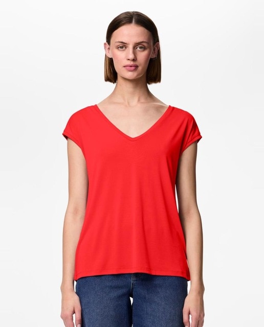 Imagem 0 de T-shirt básica de modal com manga curta