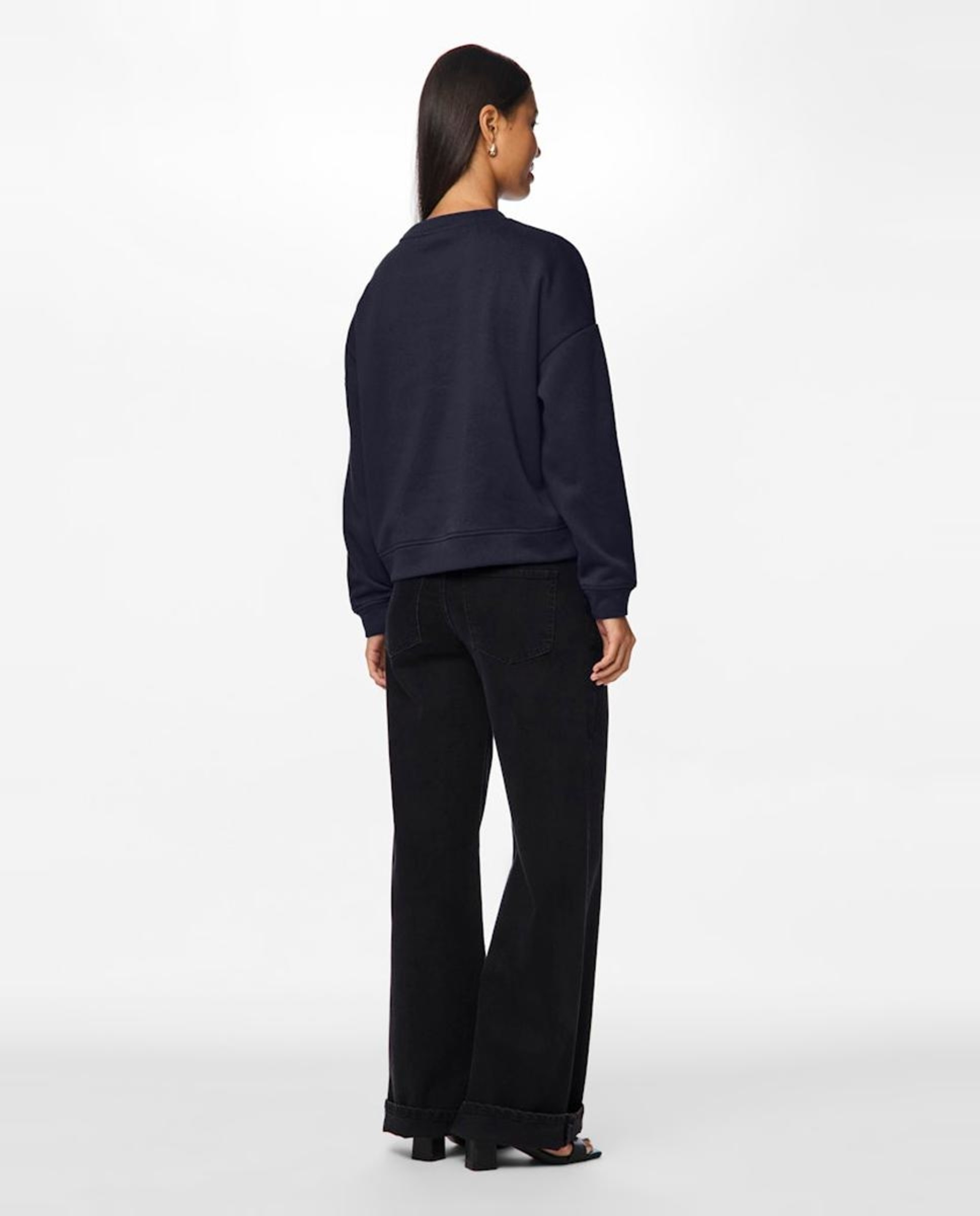 Sweatshirt de manga comprida Azul-marinho-2