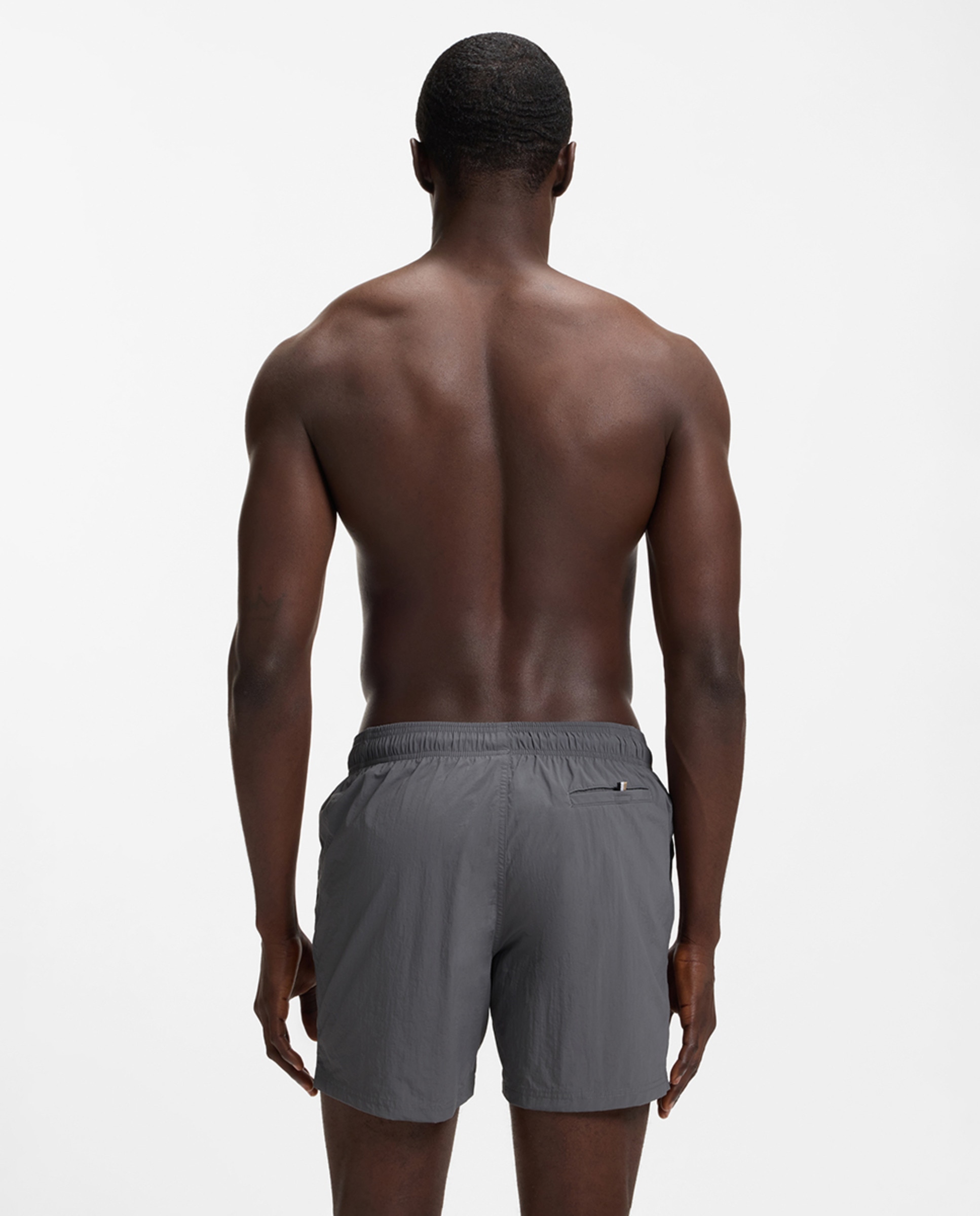 Calções de Banho com 2 Bolsos Laterais Cinzento-claro-2