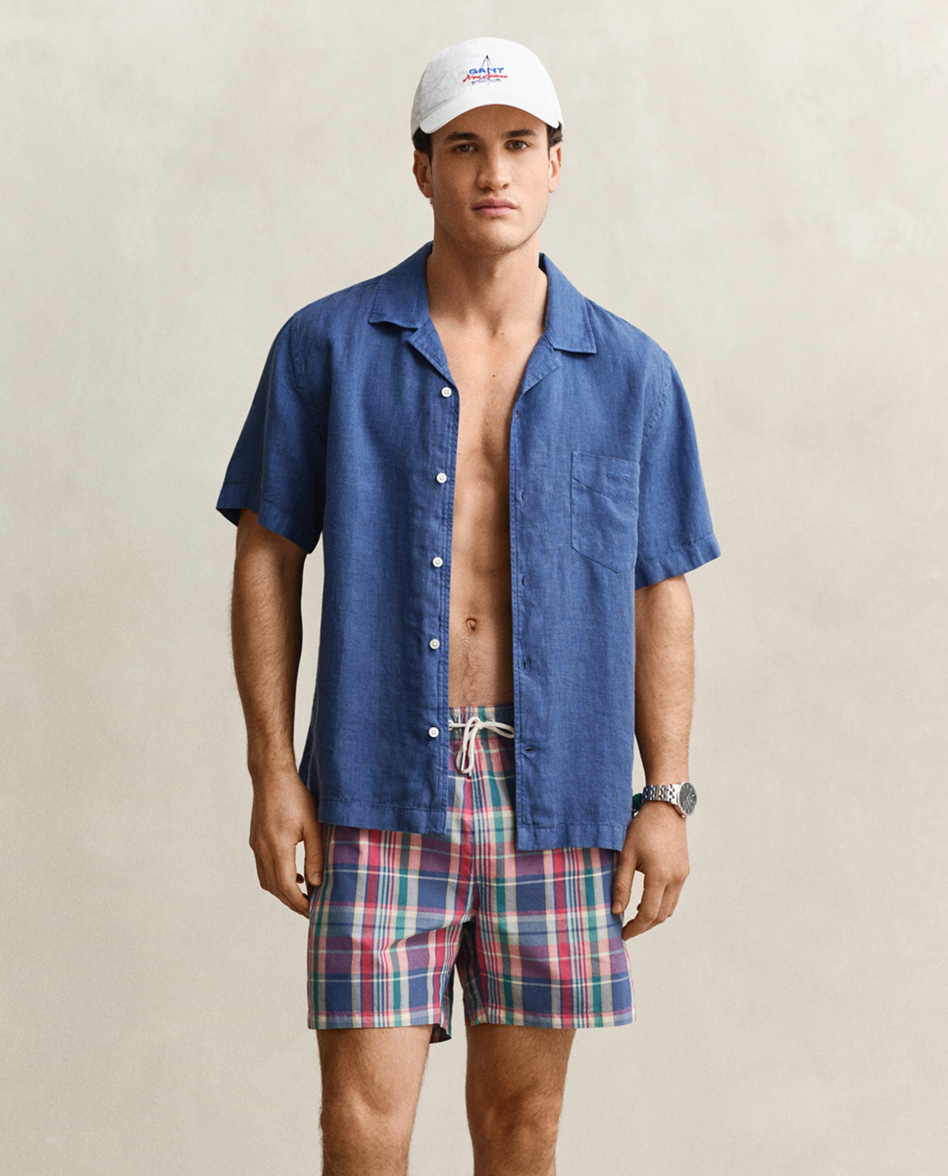 Imagem 0 de Calções de Banho aos Quadrados Tipo Janela