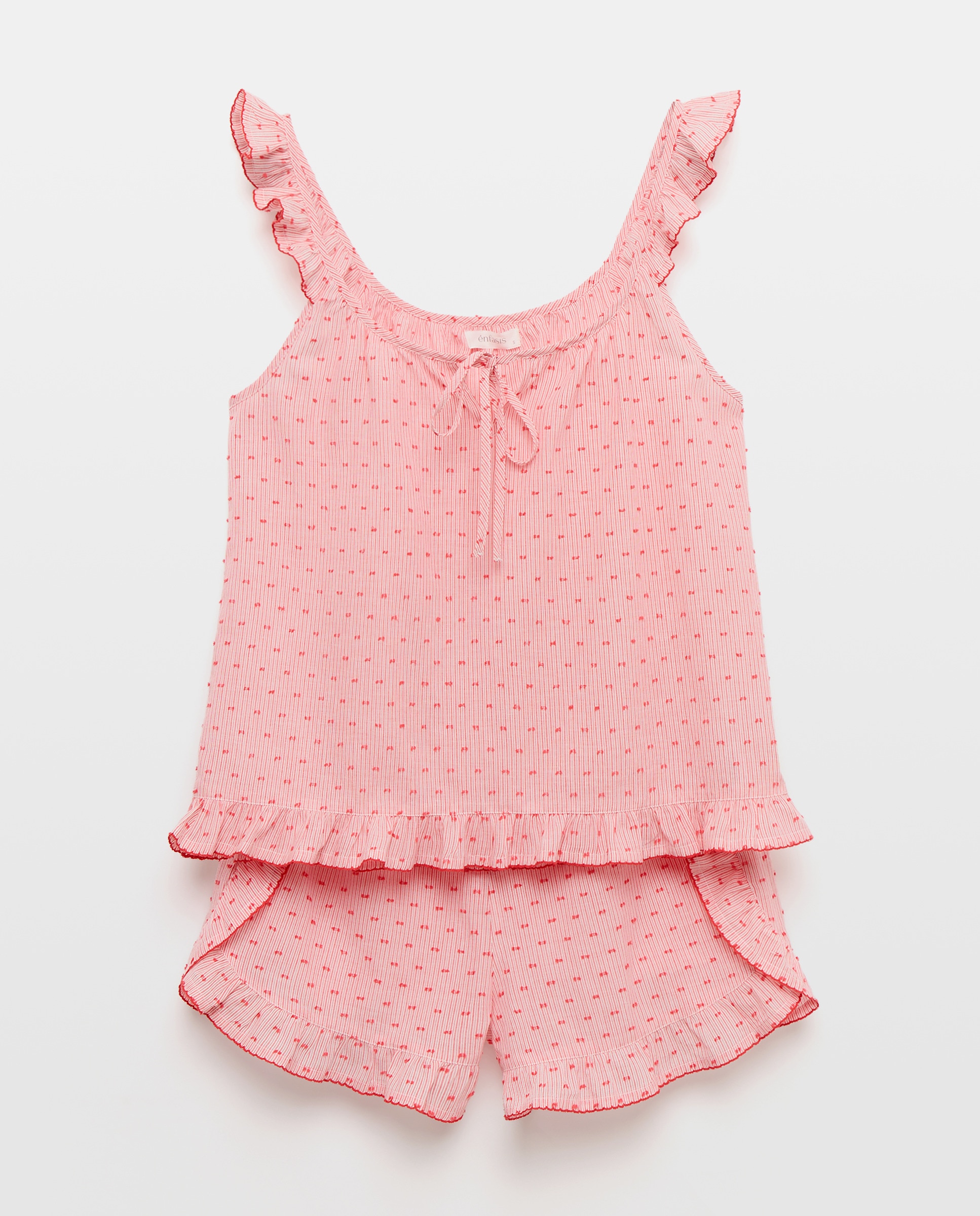 Pijama com Detalhe nas Costas 200 Rosa-4