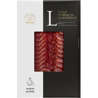 lomo loncheado de bellota 100% Ibérico envase 80 g - Club Del Gourmet