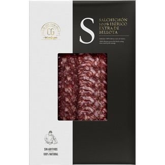 salchichón loncheado 100% Ibérico extra de bellota envase 80 g - Club Del Gourmet