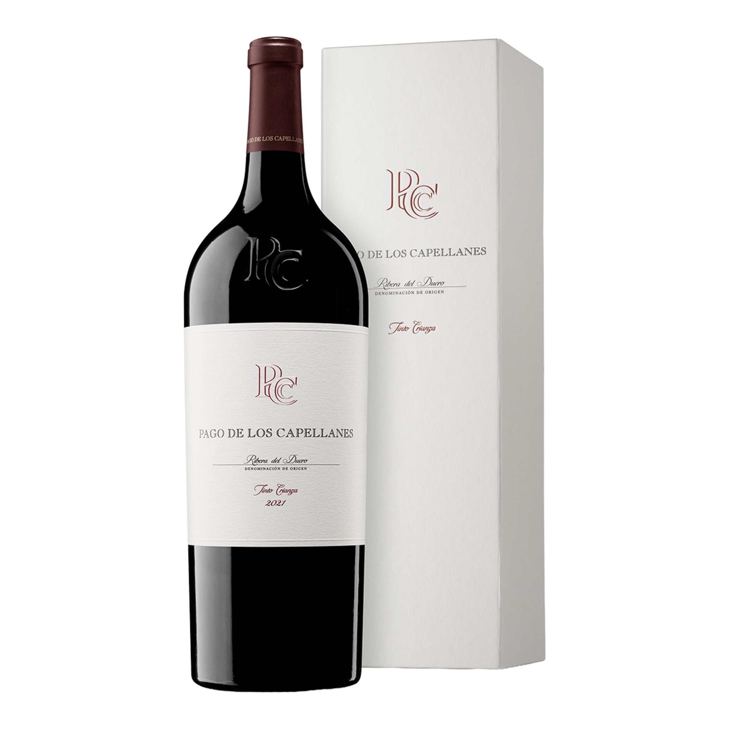 Imagen 0 de Estuche vino tinto Pago de los Capellanes crianza 2023 Ribera del Duero Mágnum