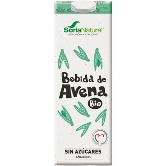 bebida de avena ecológica sin azúcares añadidos brik 1 l - Soria Natural