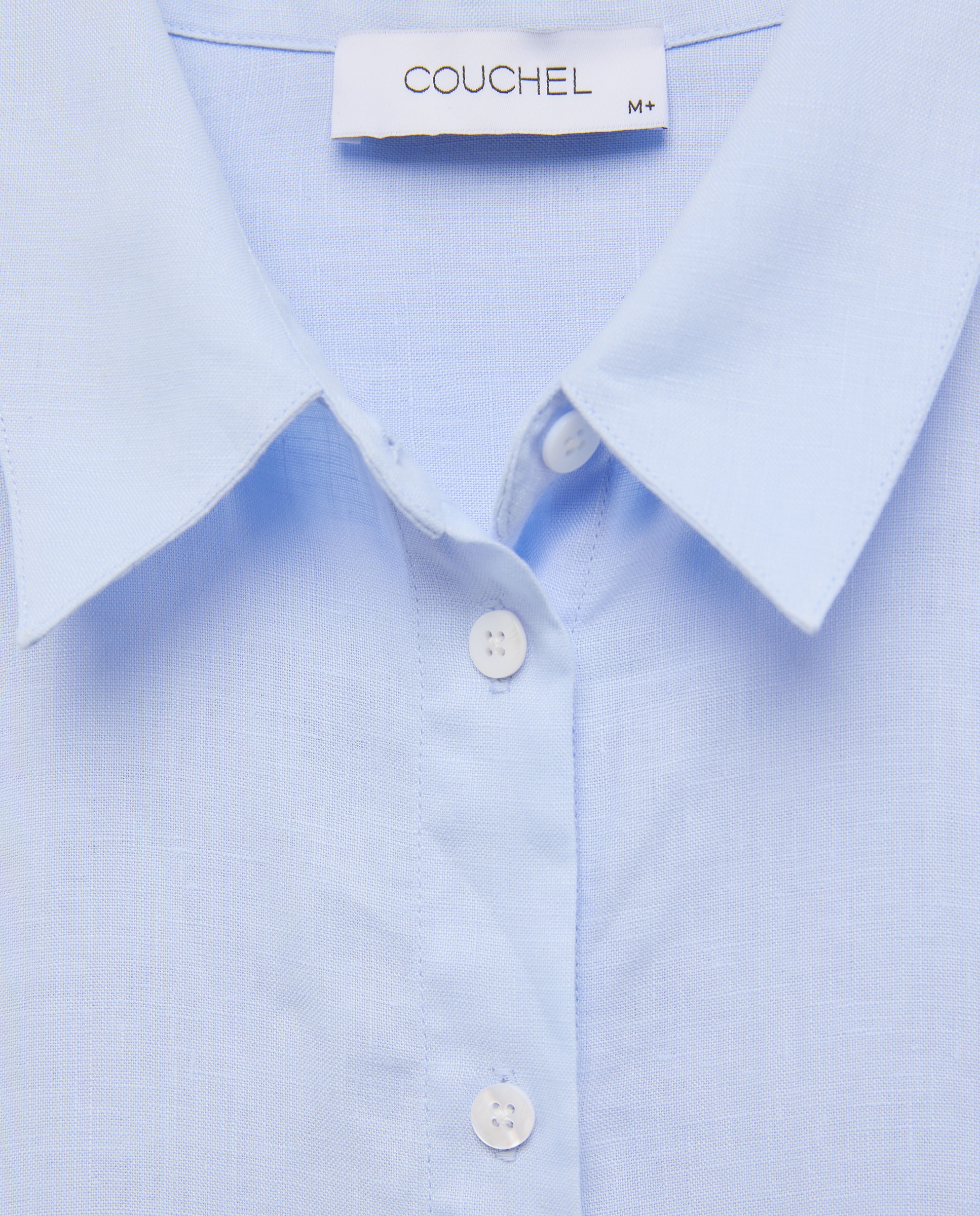 Camisa Estampada com Manga Comprida 400 Azul-5