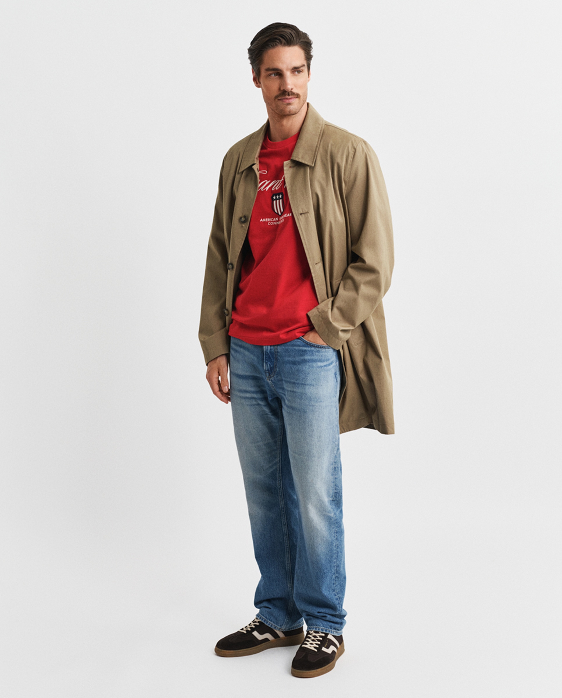 T-shirt com Logótipo à Frente e Manga Curta Tamanhos Grandes Rosa-5