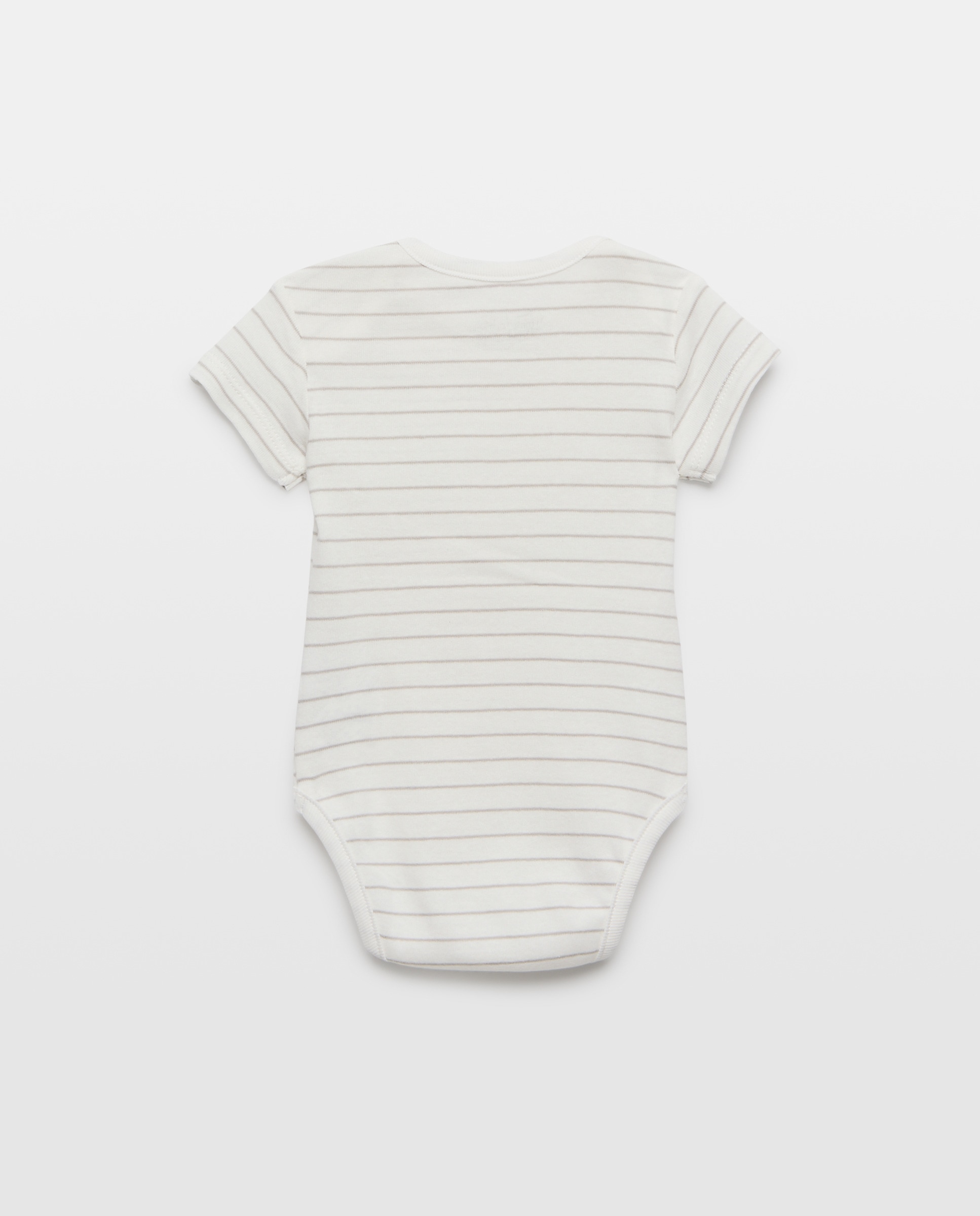 Pack de 2 Bodies de Bebé com Manga Curta e Estampado Winnie The Pooh Branco-2