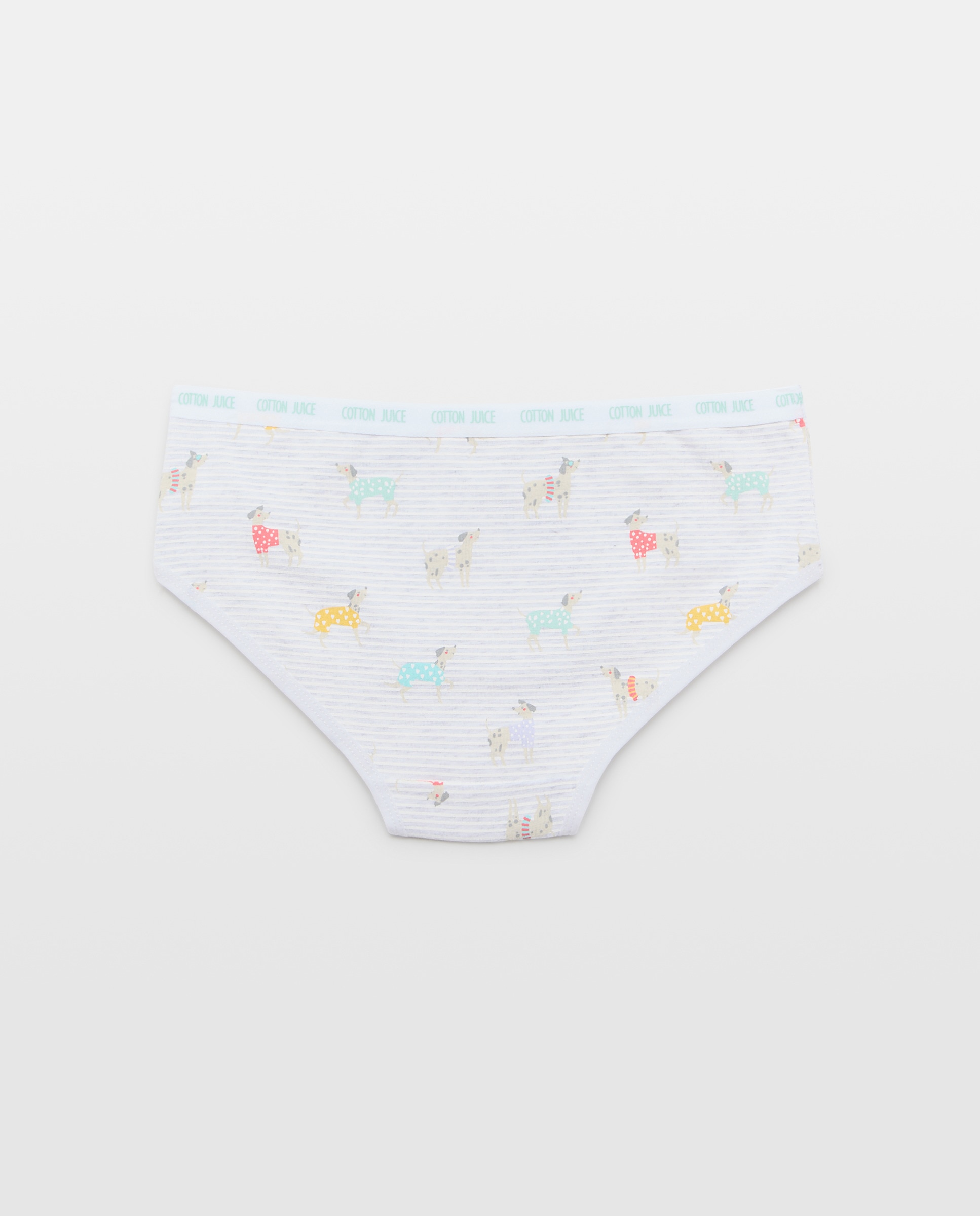 Pack de 3 Cuecas pela Anca com Estampado de Fantasia Cotton Juice Multicolor-2