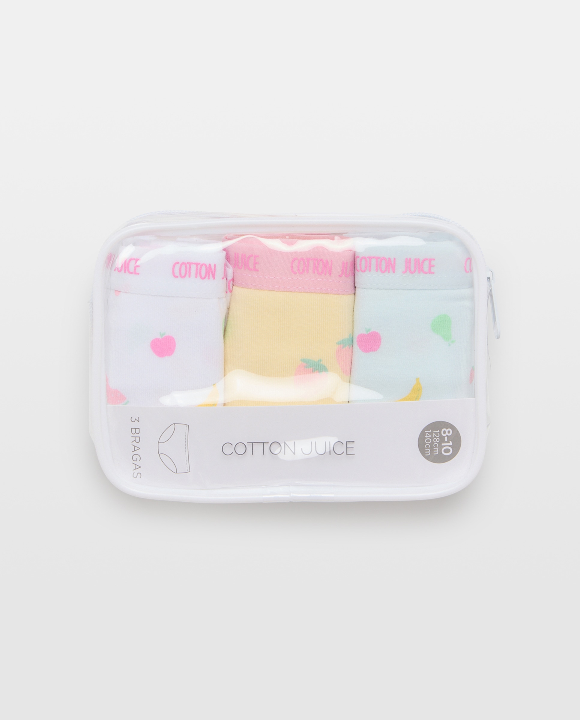 Pack de 3 Cuecas pela Anca com Estampado de Fantasia Cotton Juice Multicolor-4