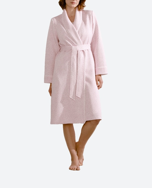 Imagen 0 de Bata de mujer lazada estampada