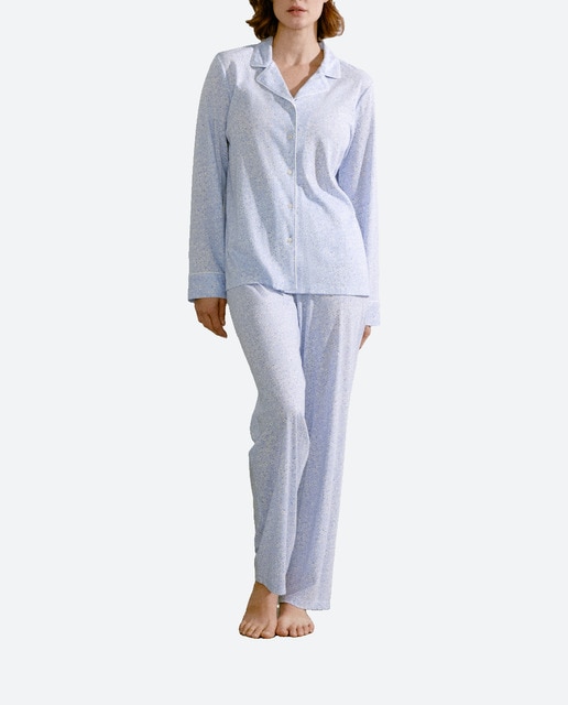 Imagen 0 de Pijama de mujer camisero estampado
