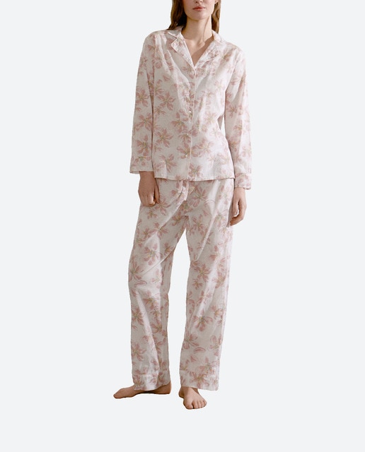 Imagen 0 de Pijama de mujer camisero con flores