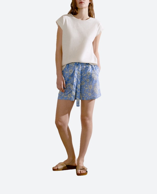 Imagen 0 de Pantalón corto estampado bandana