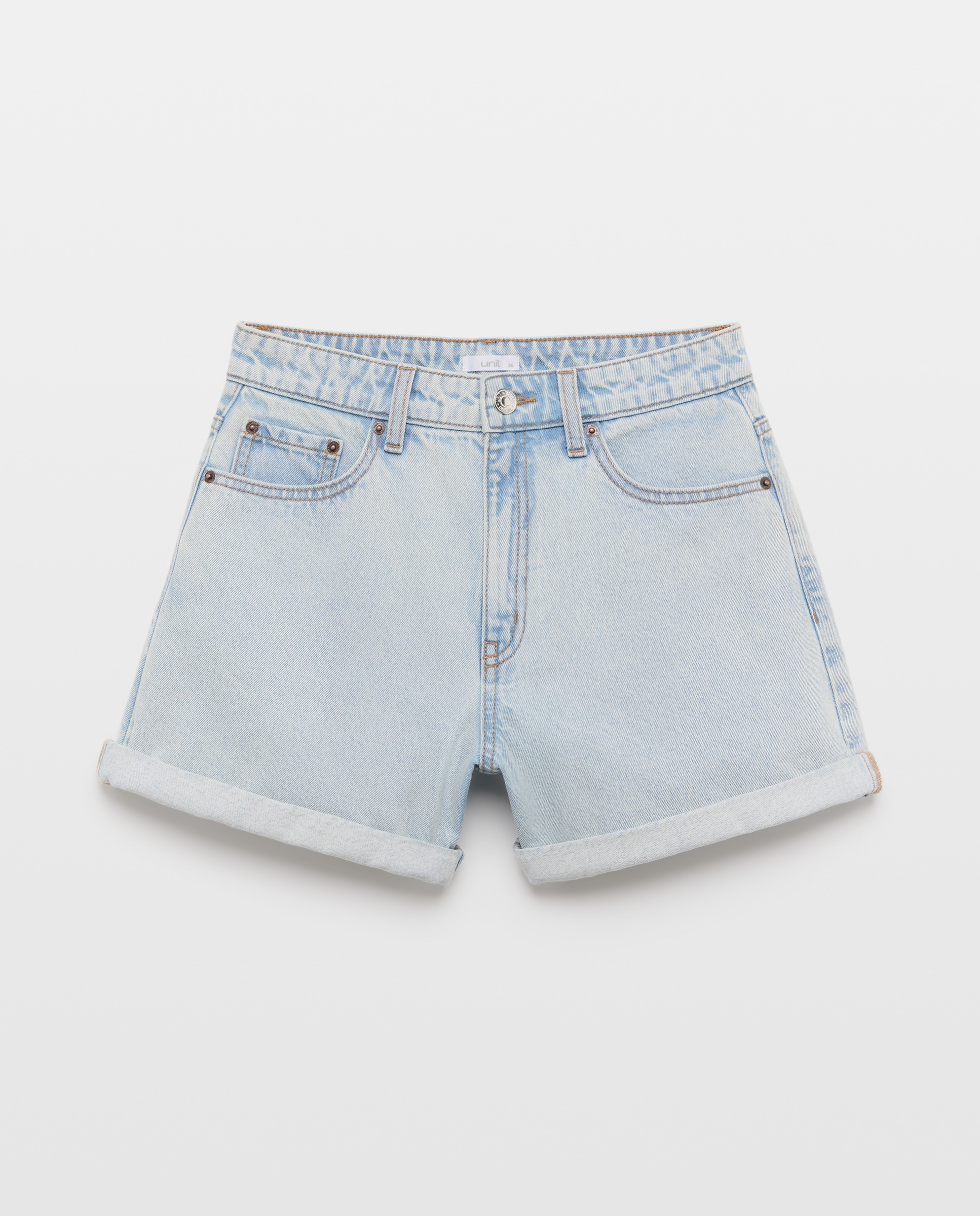 Short de mujer denim Cerúleo-4