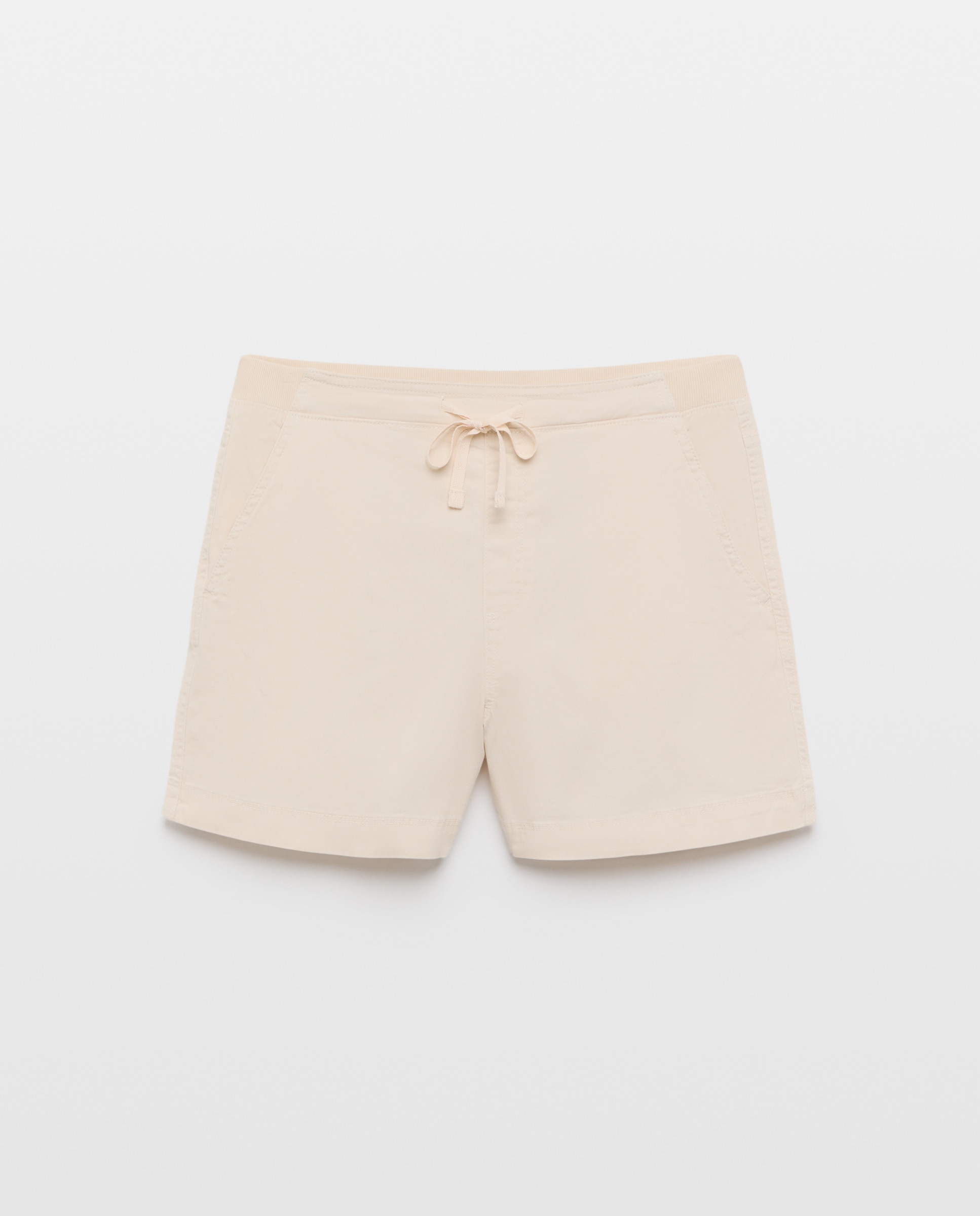Short de mujer corto con goma elástica 120 Crudo-4