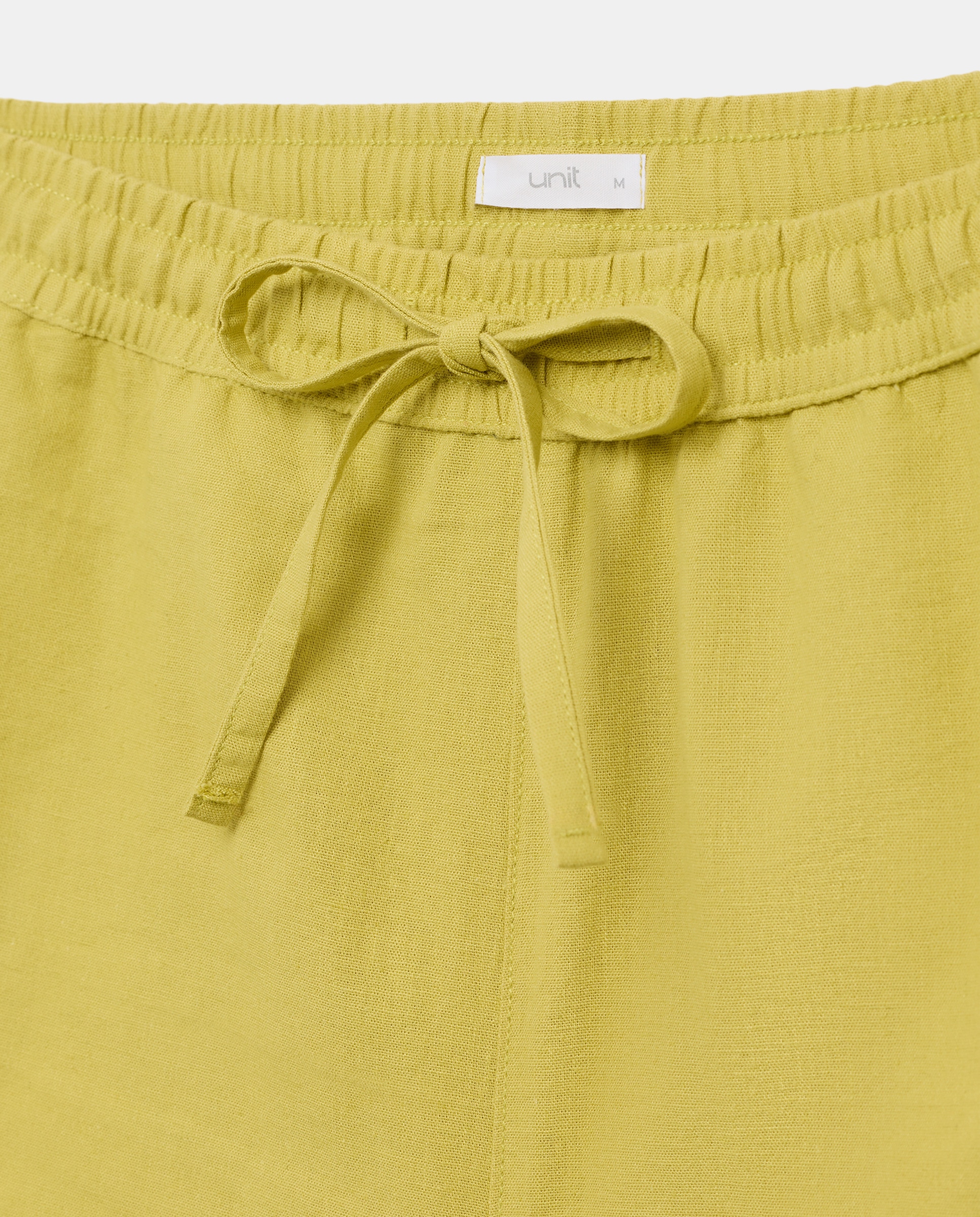 Shorts de mujer con lino Morado-5