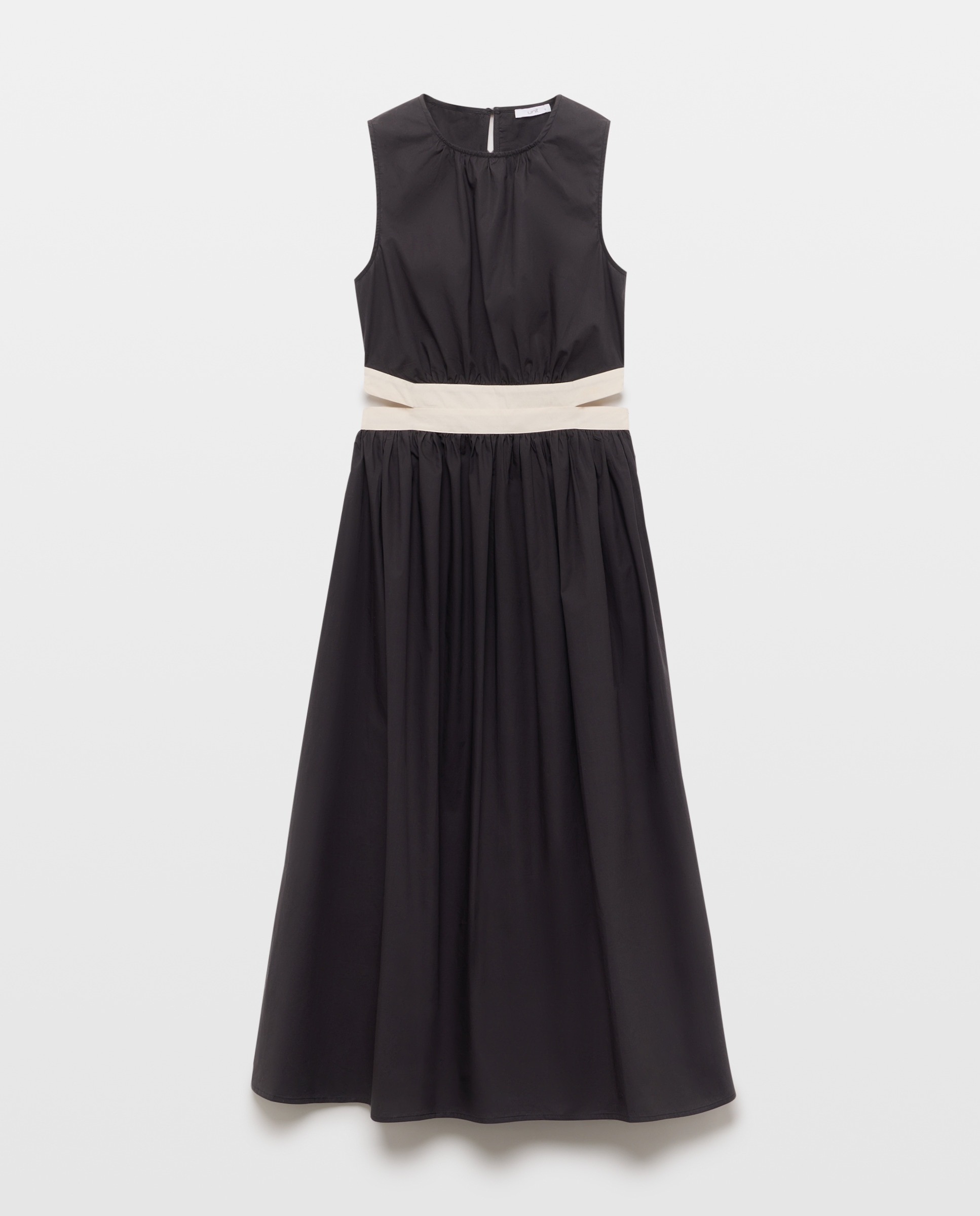 Vestido de mujer cut out Negro-5