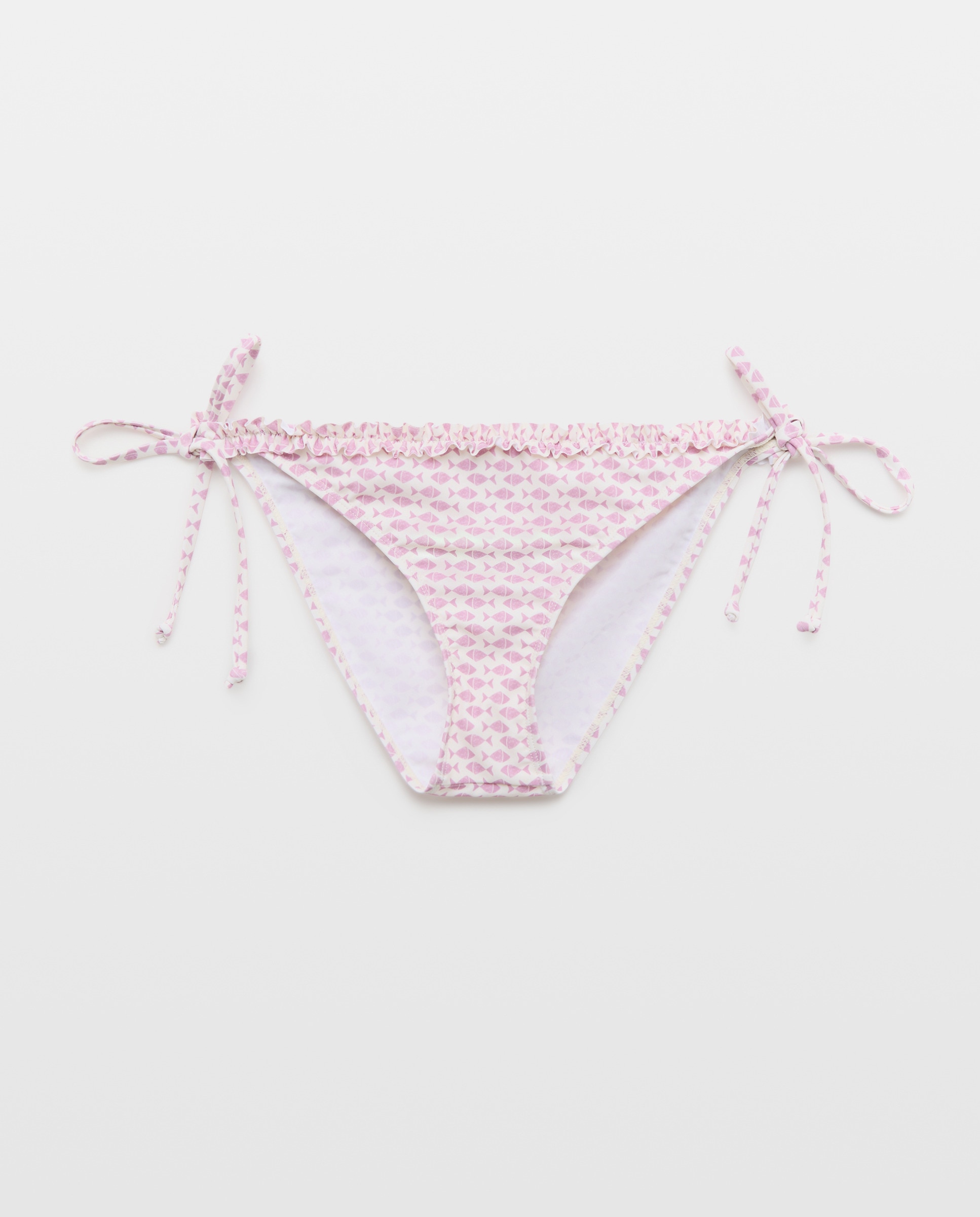Braga de baño mujer lazos 200 Rosa-4