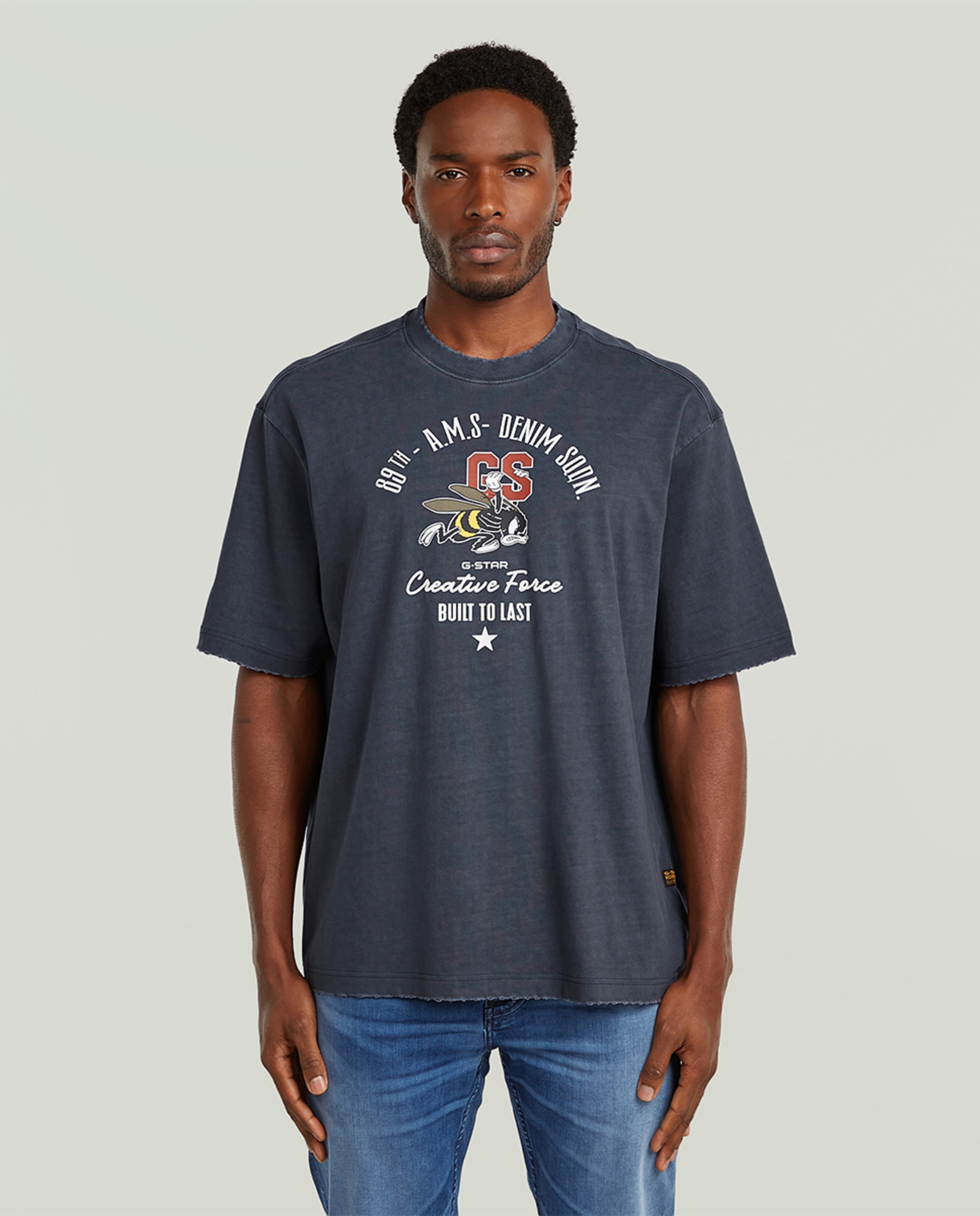 Imagem 0 de T-shirt Larga de Manga Curta